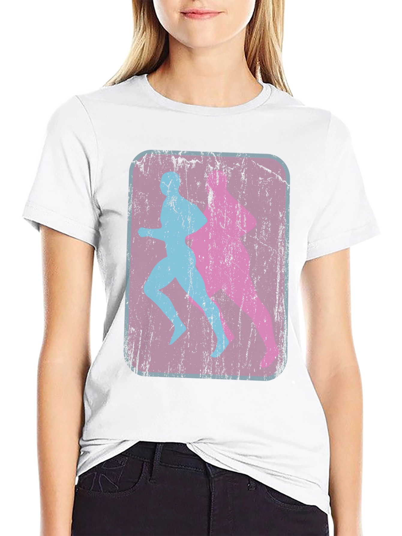 Retro Runner Graphic T-Shirt