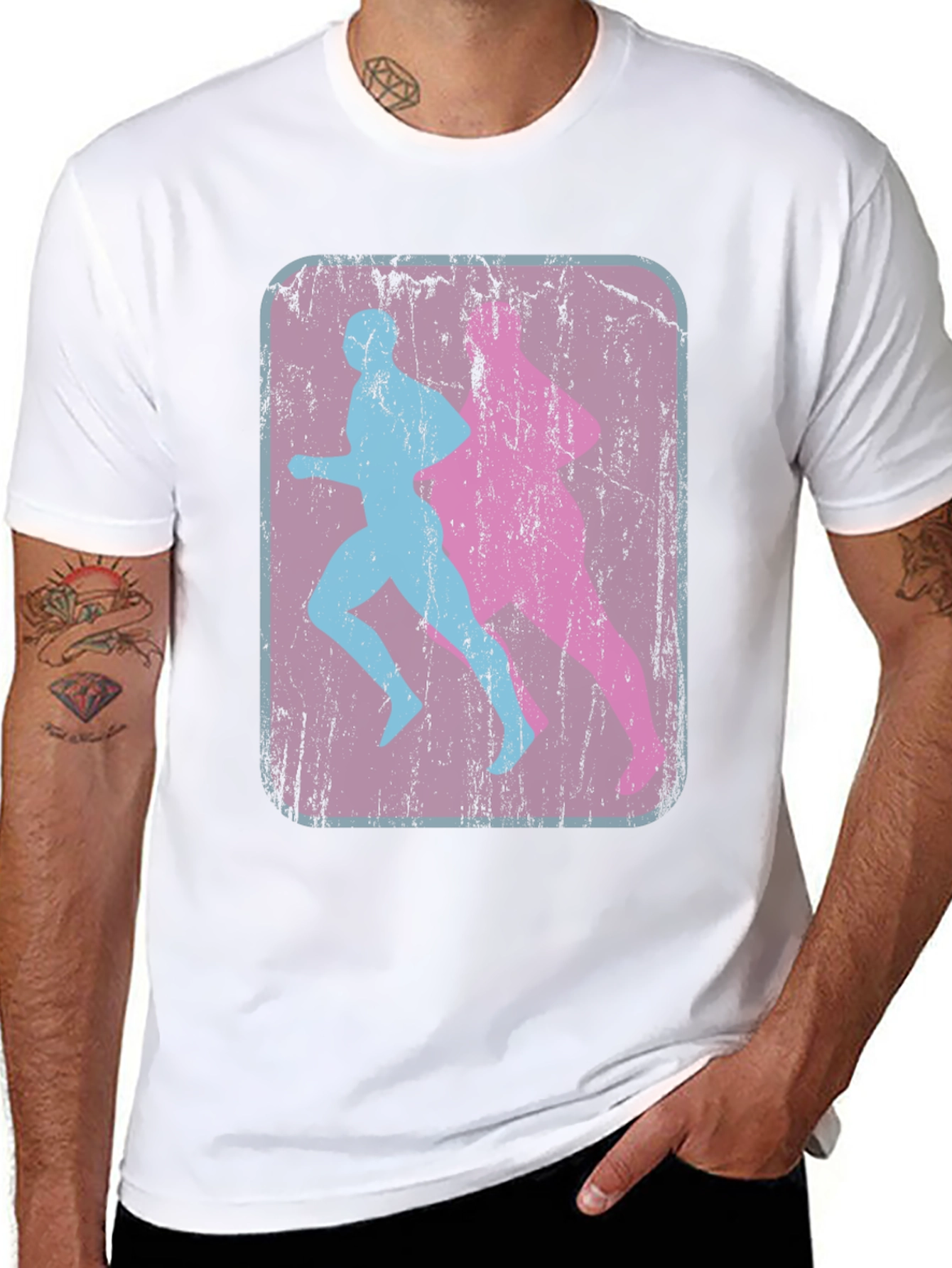 Retro Runner Graphic T-Shirt