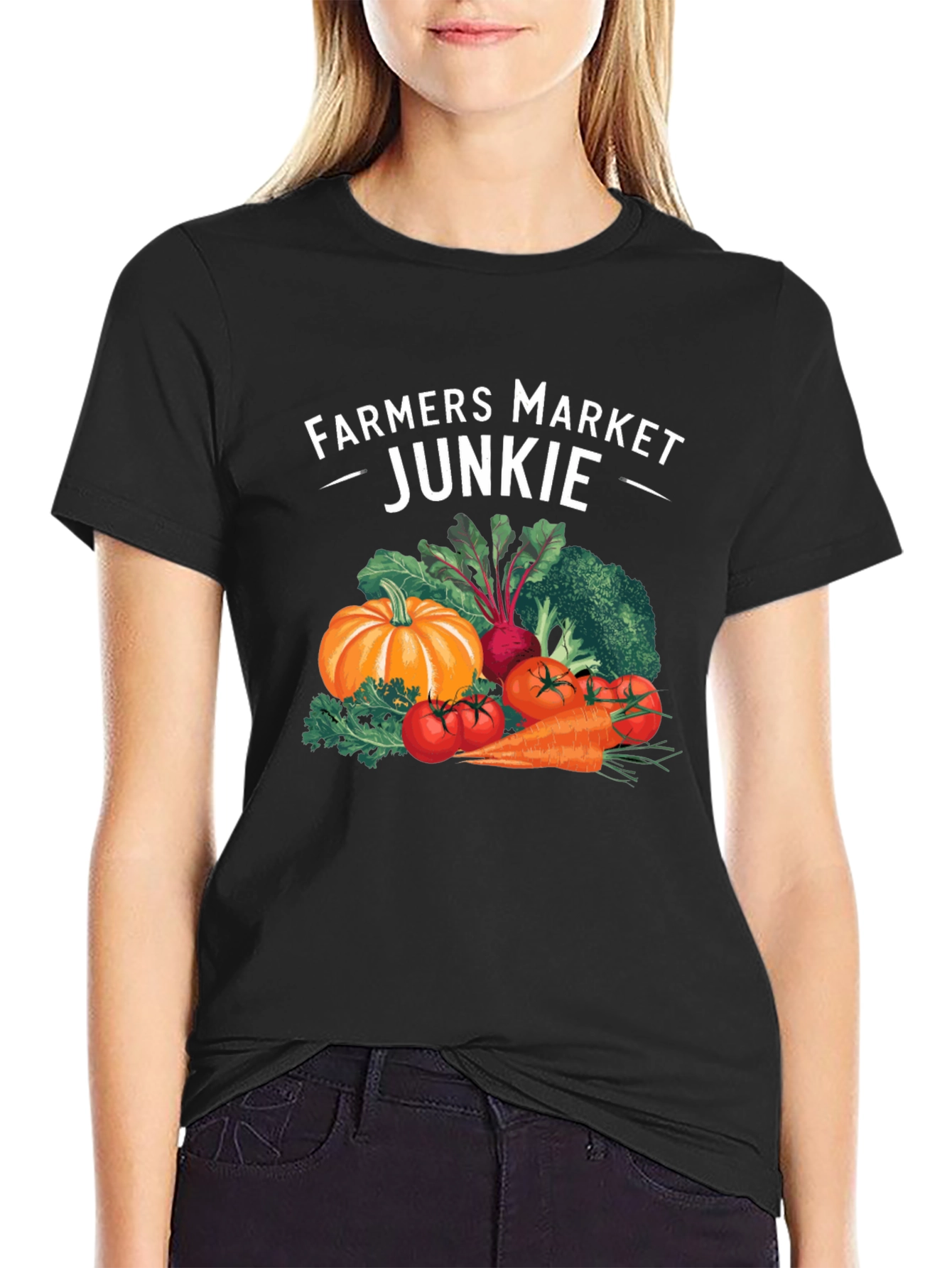 Farmers Market Junkie Graphic T-Shirt