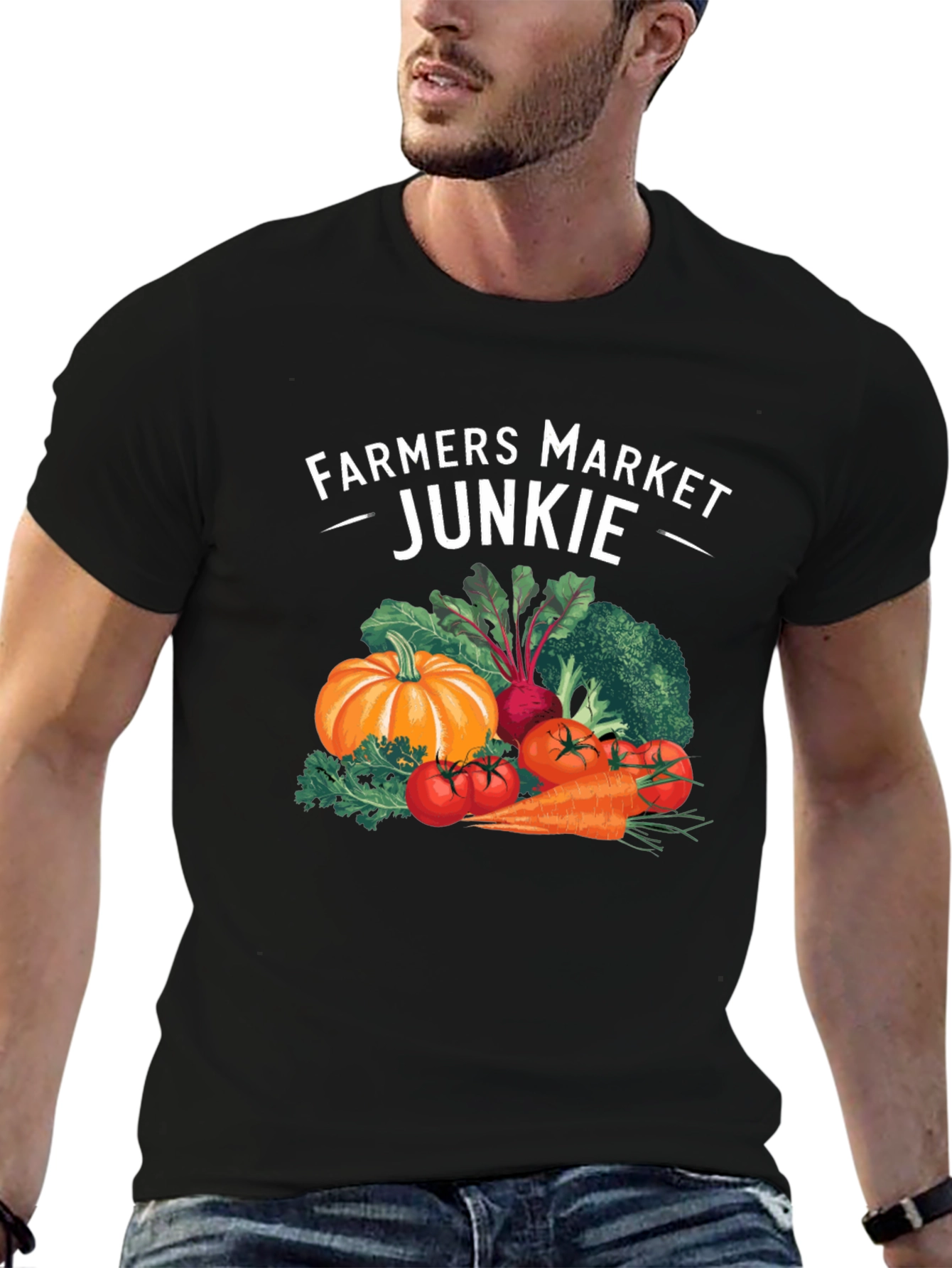 Farmers Market Junkie Graphic T-Shirt