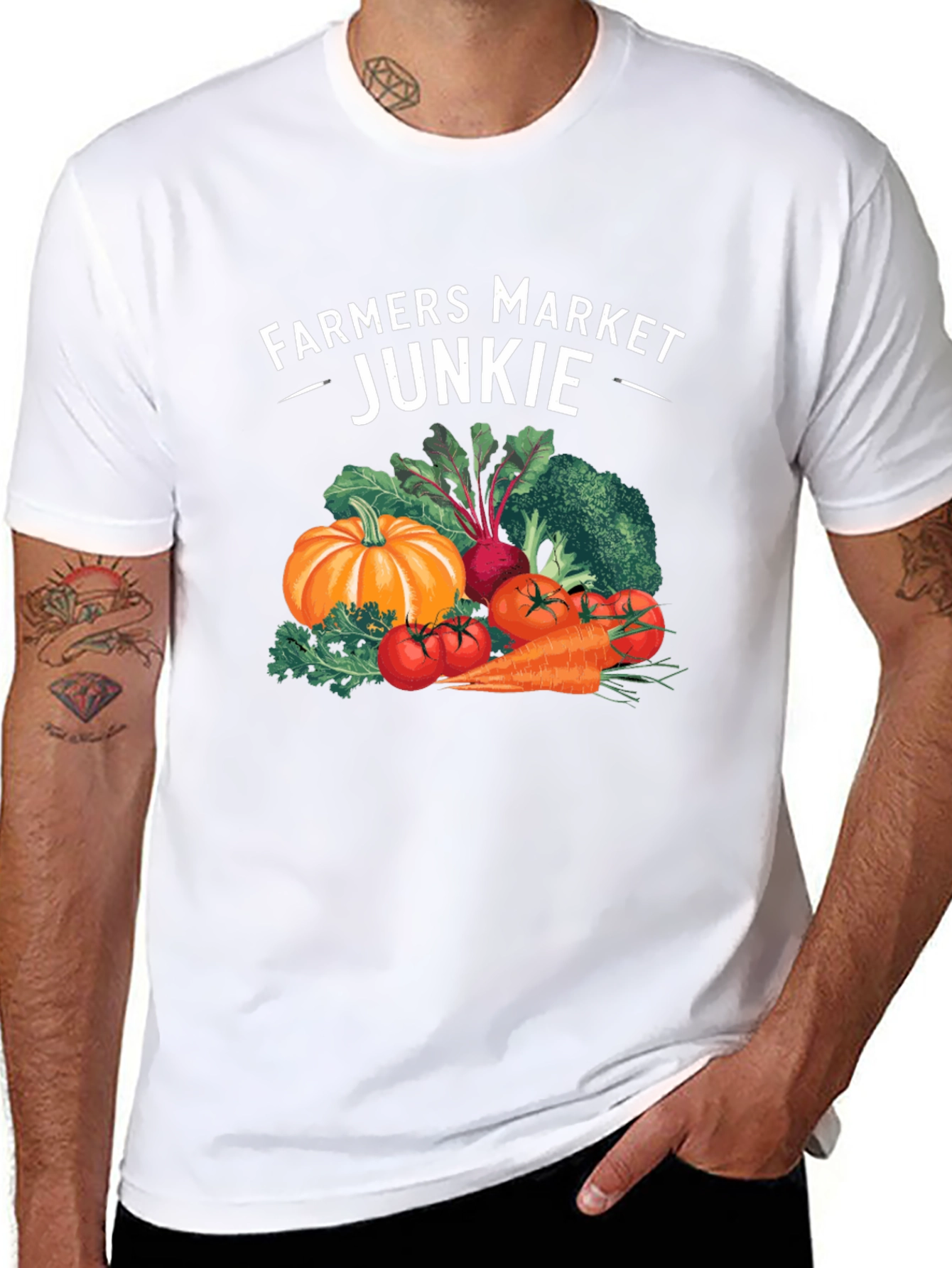 Farmers Market Junkie Graphic T-Shirt