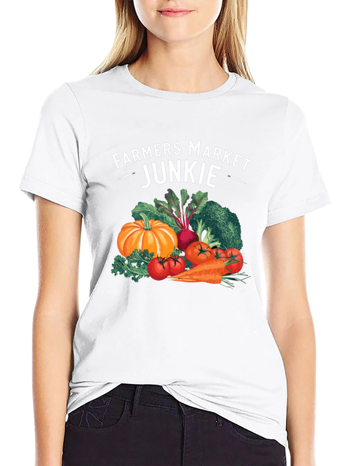 Farmers Market Junkie Graphic T-Shirt