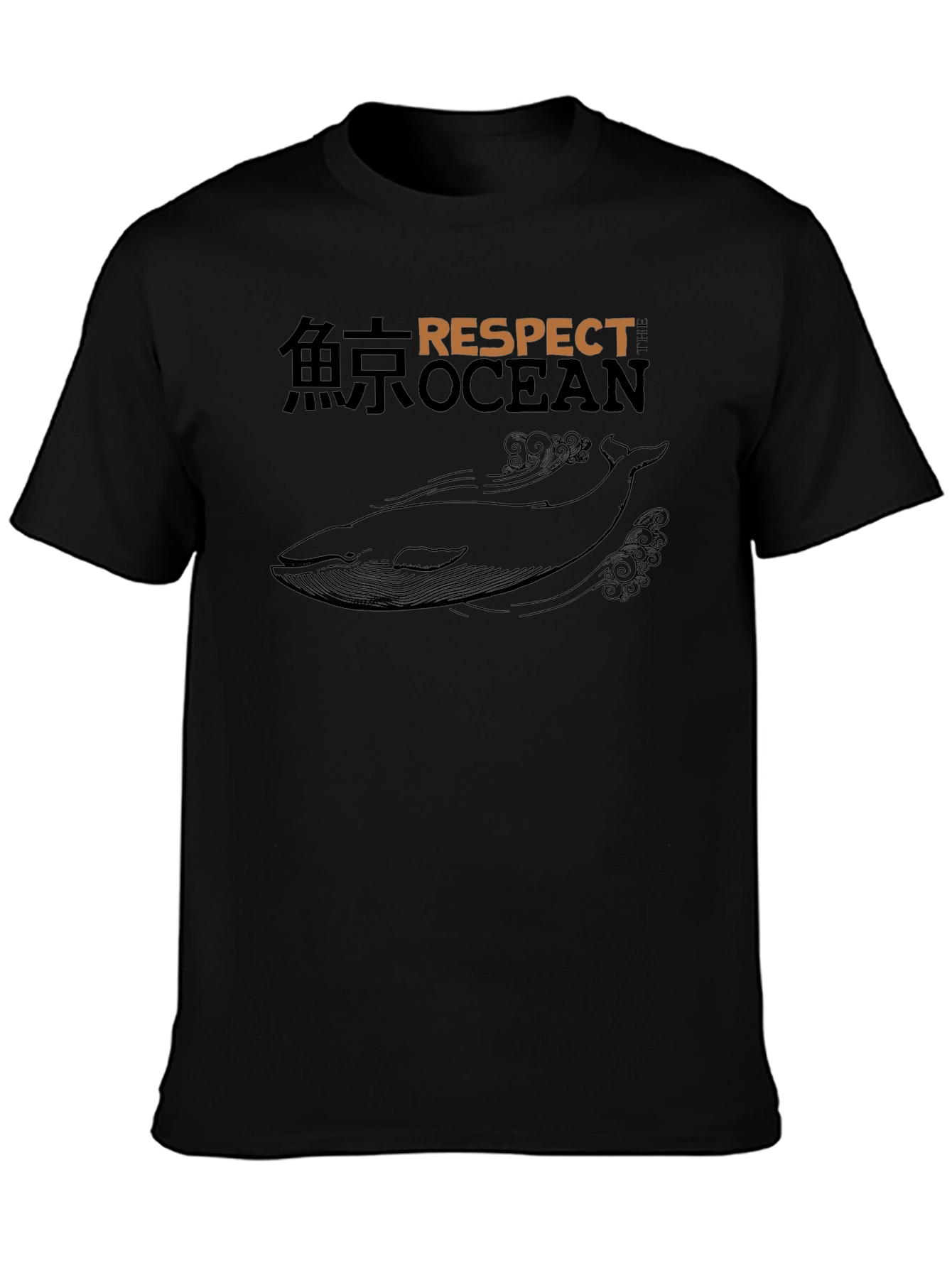 Respect the Ocean Whale Graphic Tee