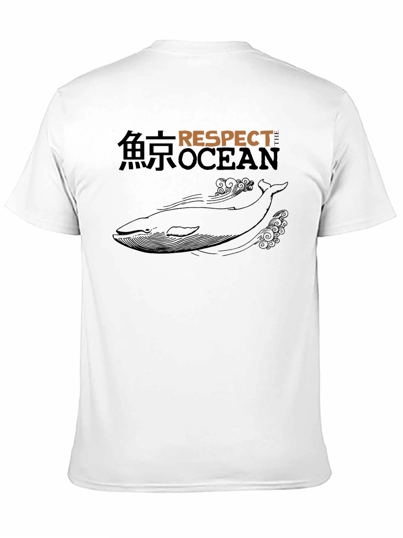 Respect the Ocean Whale Graphic Tee
