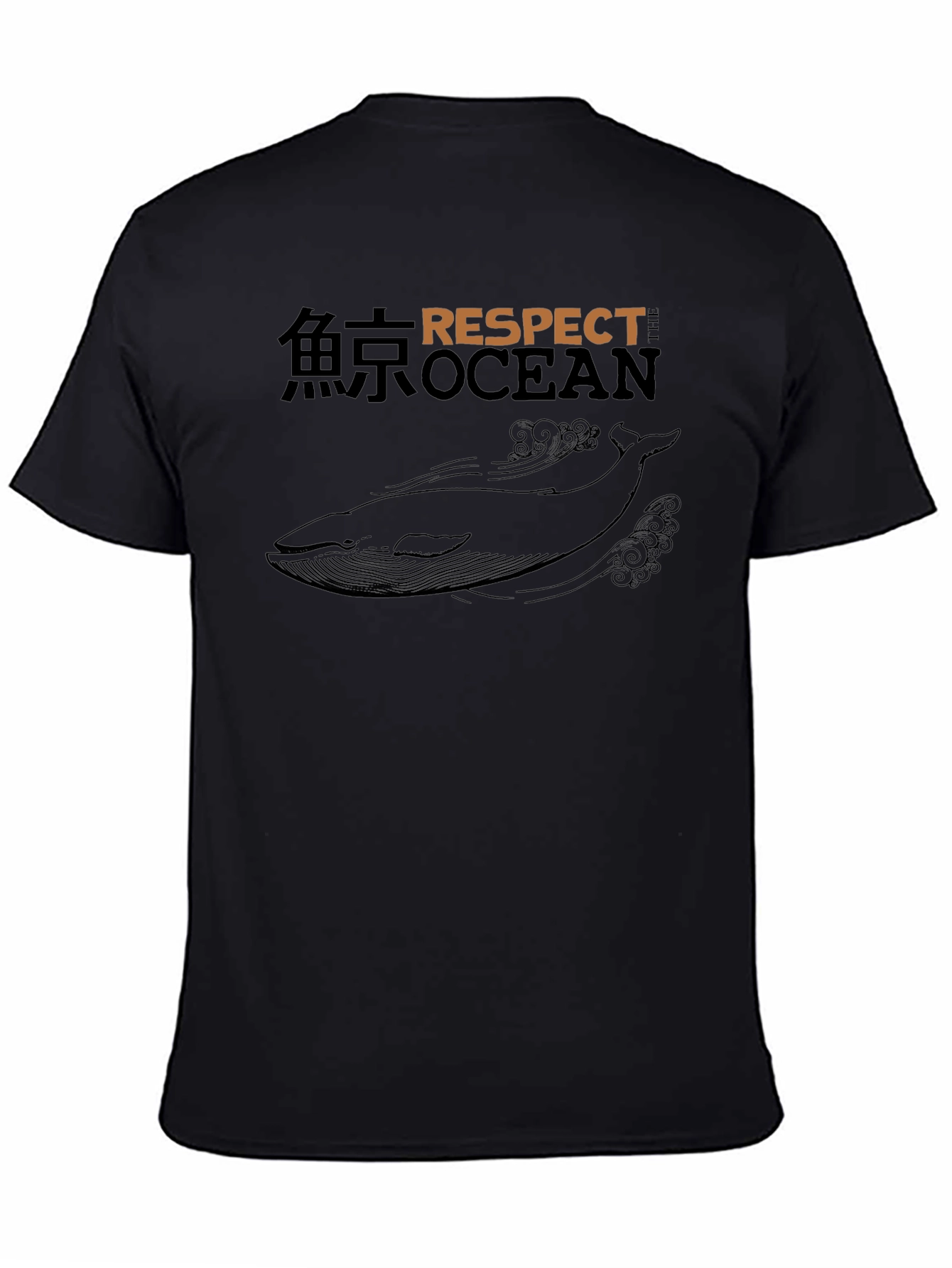 Respect the Ocean Whale Graphic Tee