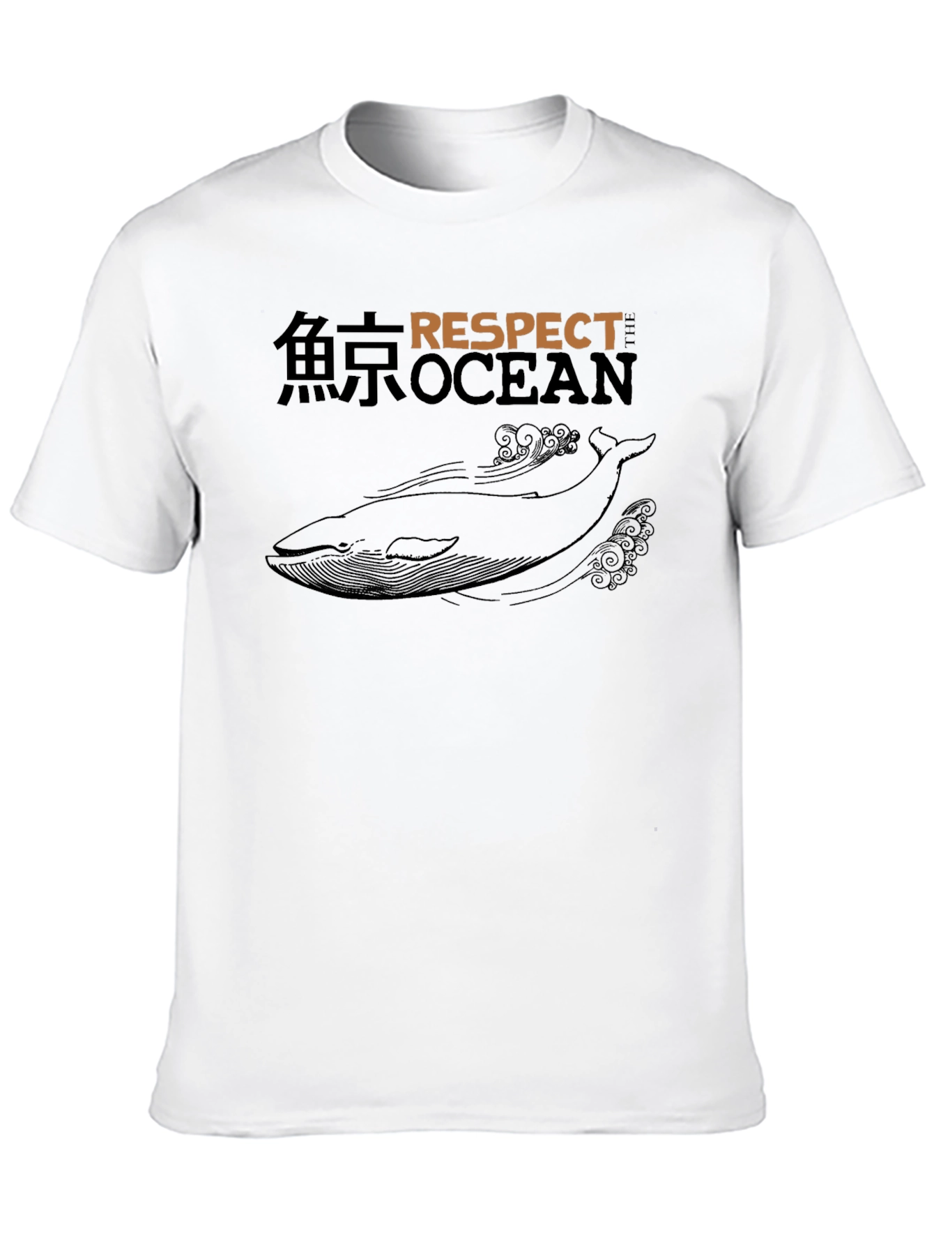 Respect the Ocean Whale Graphic Tee