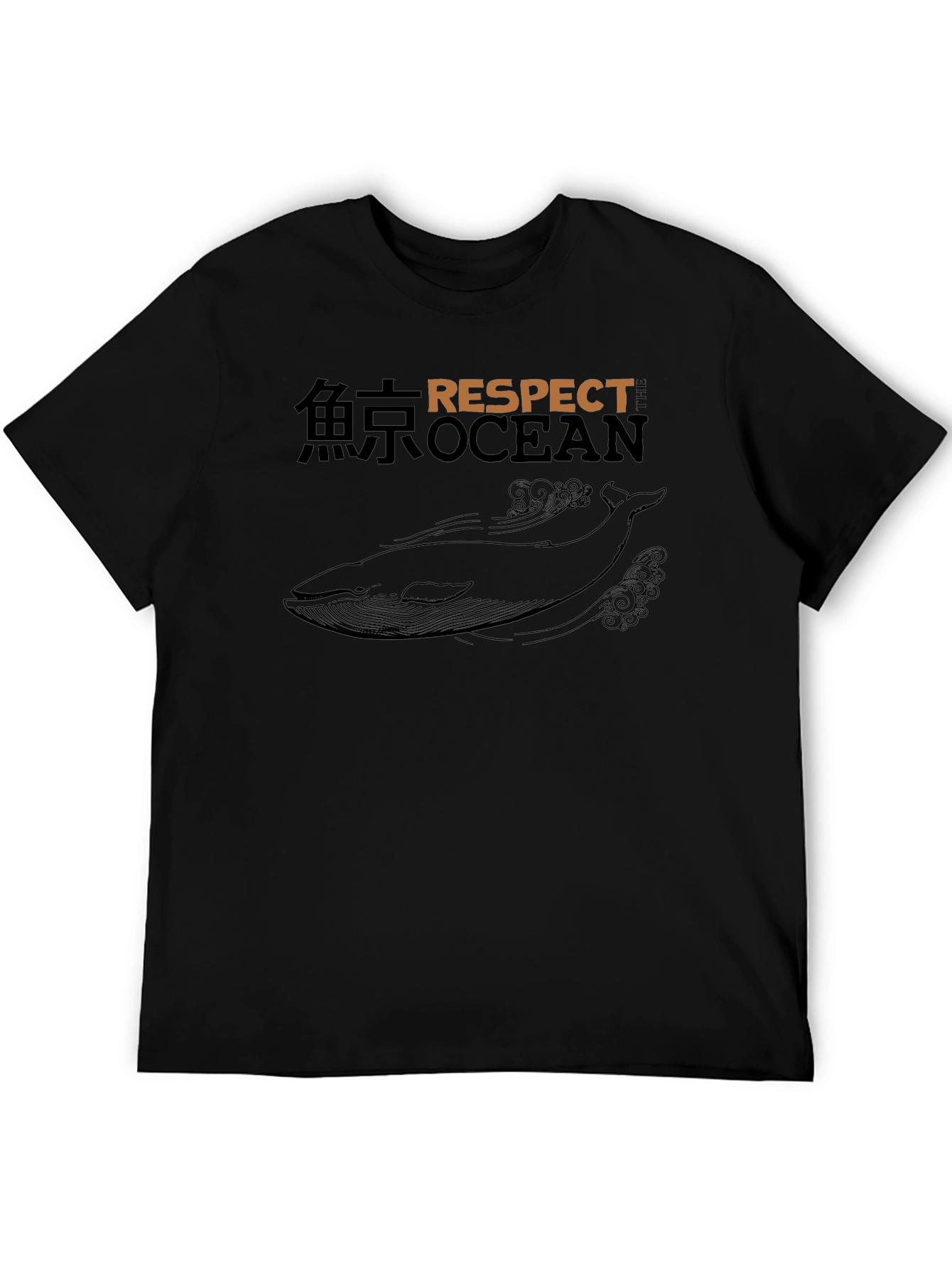 Respect the Ocean Whale Graphic Tee