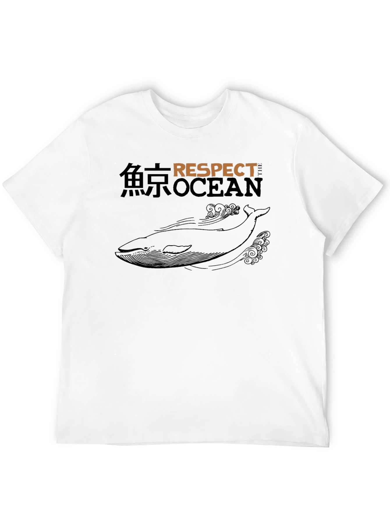 Respect the Ocean Whale Graphic Tee