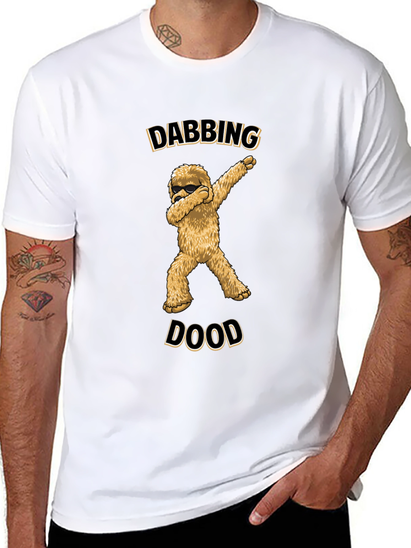 Dabbing Dood T-Shirt: Funny Graphic Tee