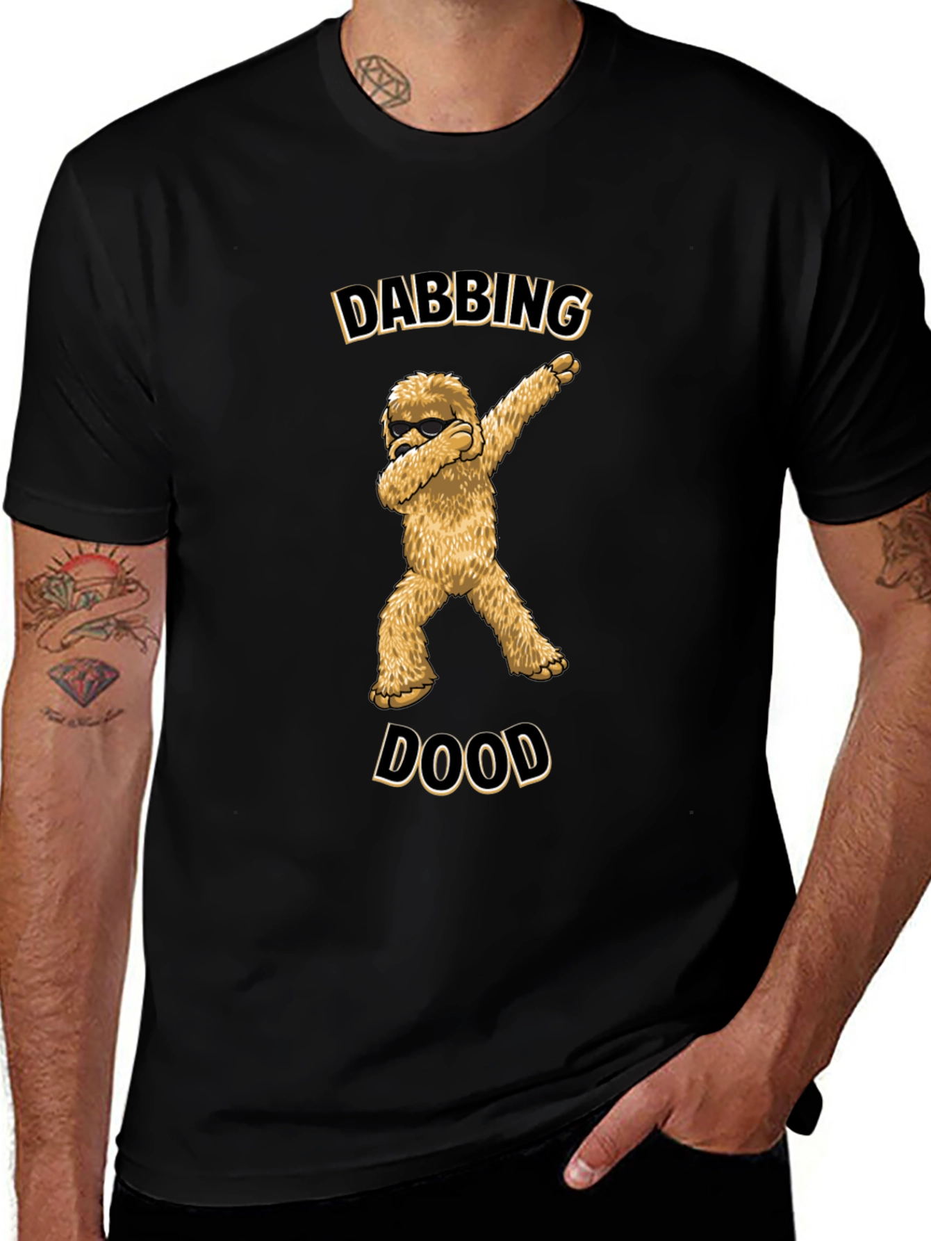 Dabbing Dood T-Shirt: Funny Graphic Tee