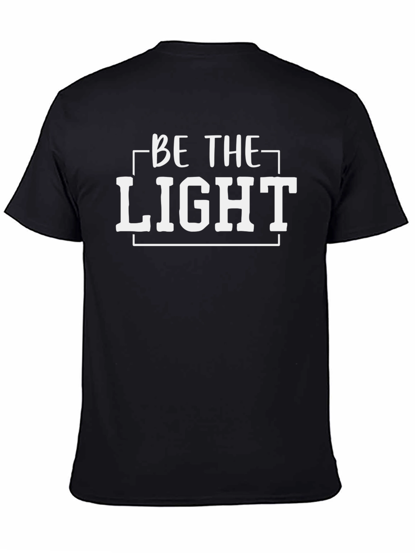 Be The Light Black Graphic Tee