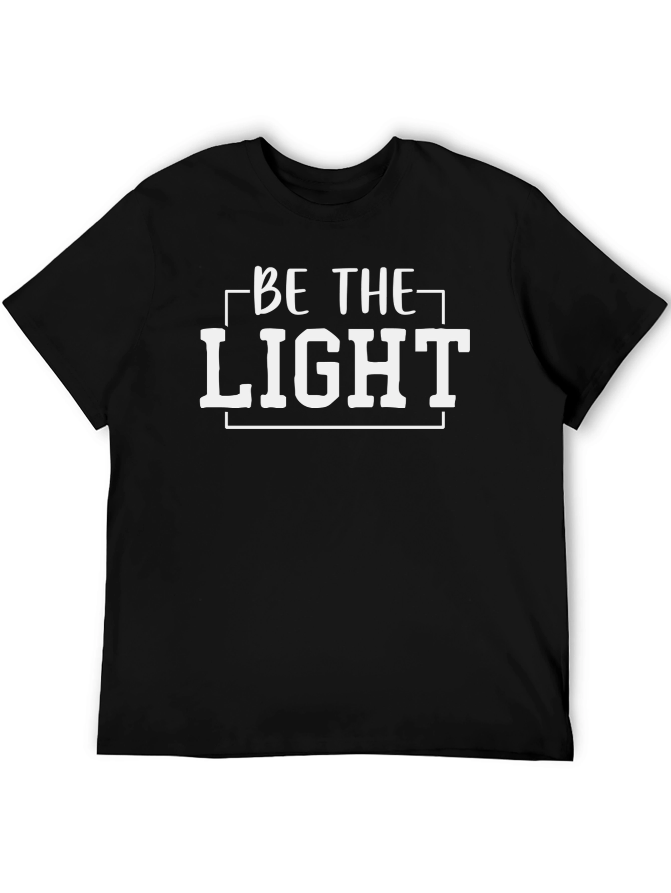 Be The Light Black Graphic Tee
