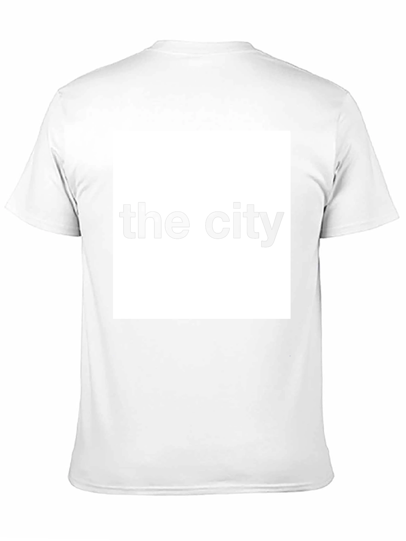 The City Graphic Tee - Black Crew Neck T-Shirt
