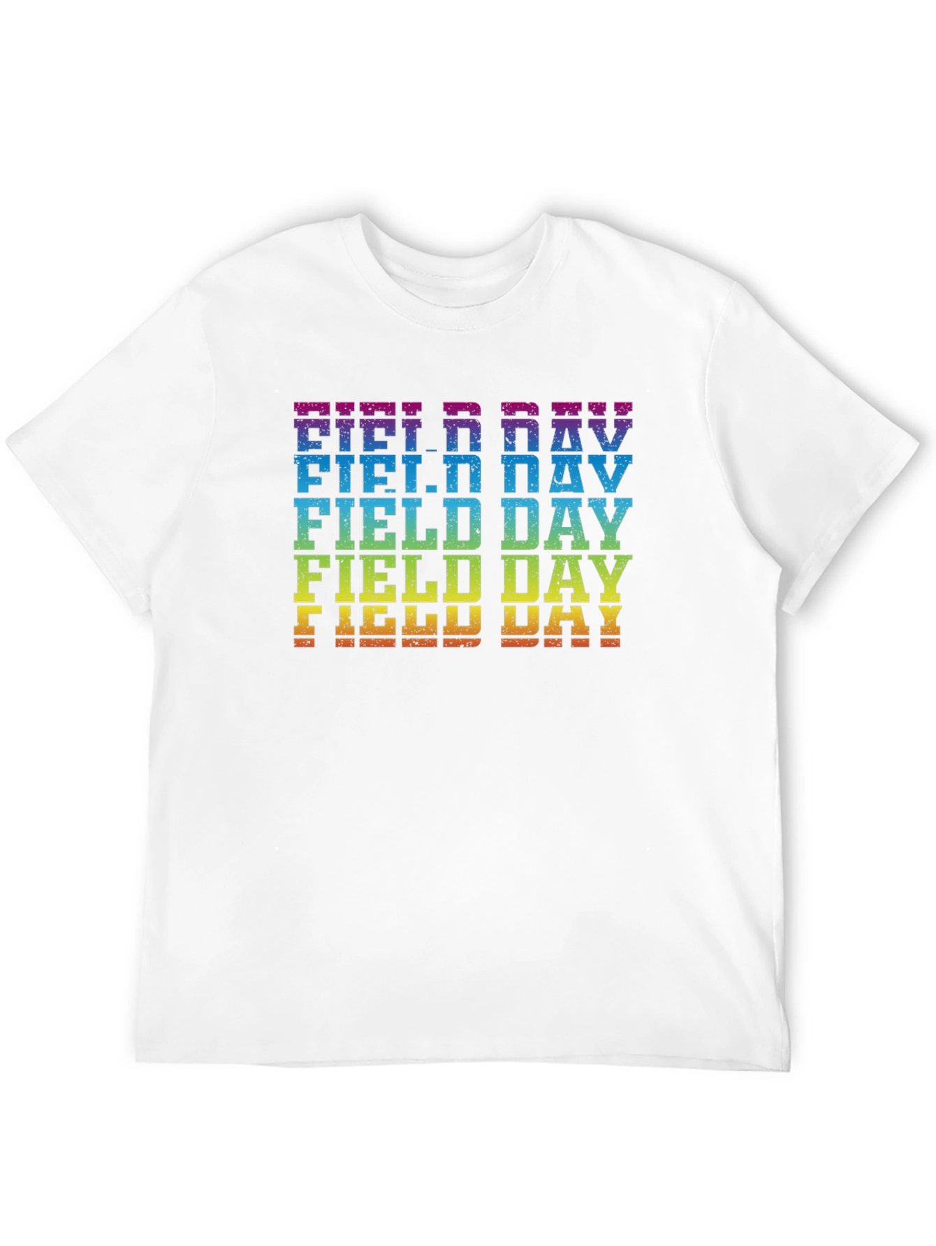 Rainbow Field Day Graphic Tee - Black