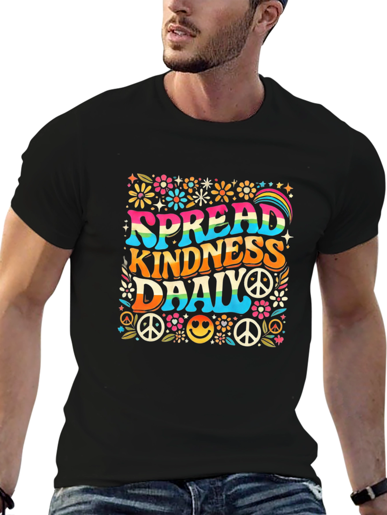 Spread Kindness Daily Graphic T-Shirt
