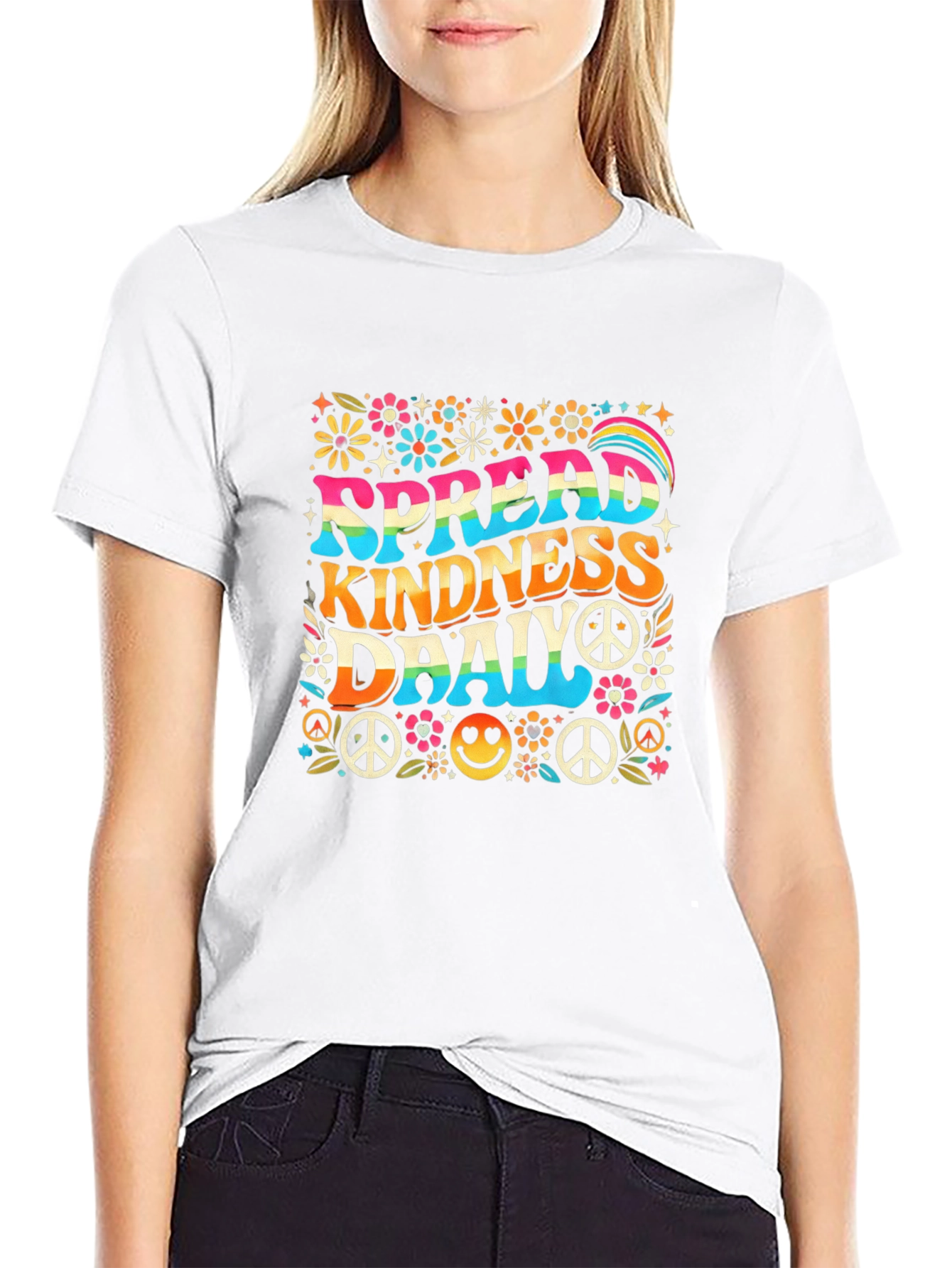 Spread Kindness Daily Graphic T-Shirt