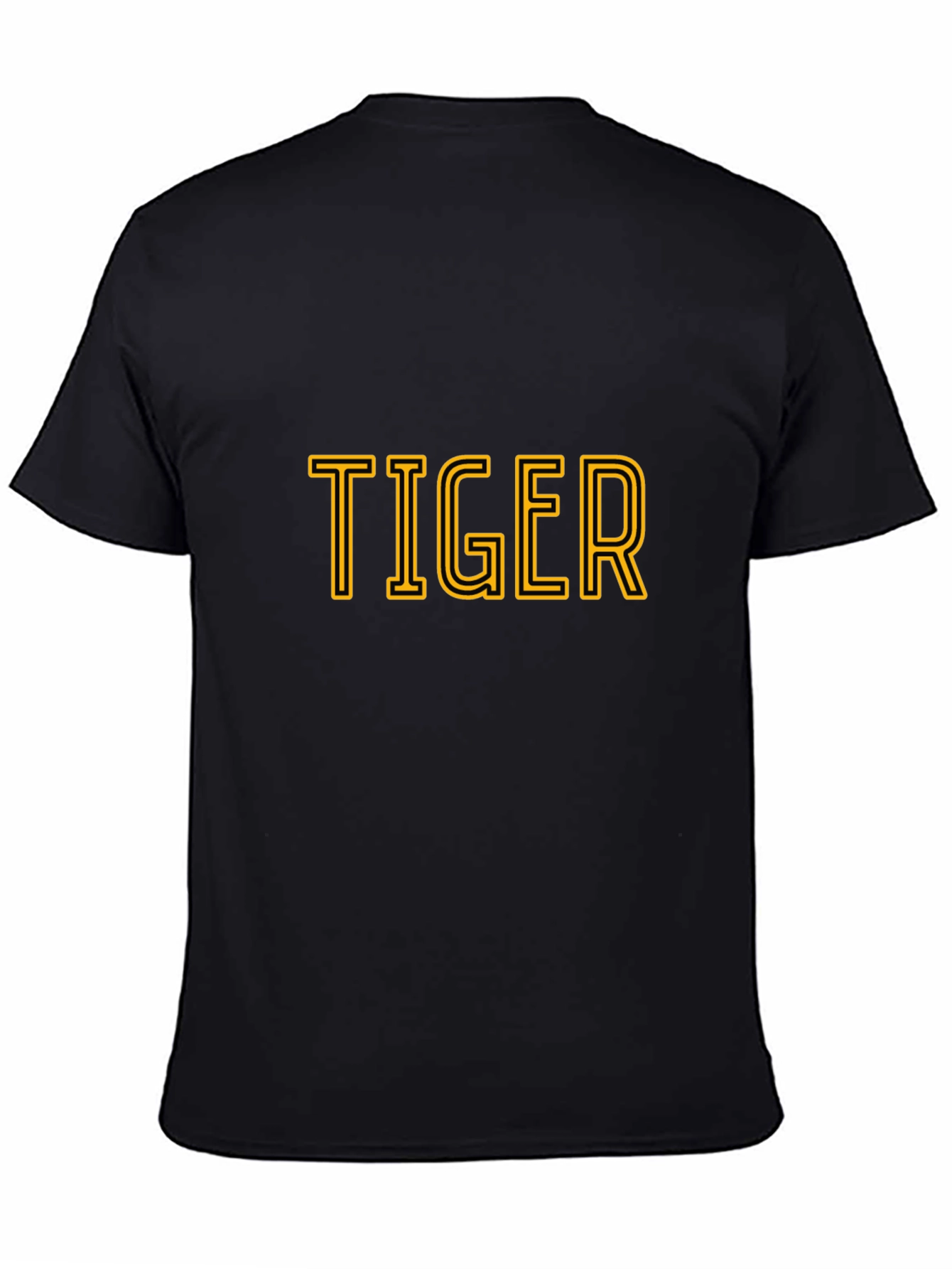 Tiger Graphic Tee - Bold Black T-Shirt