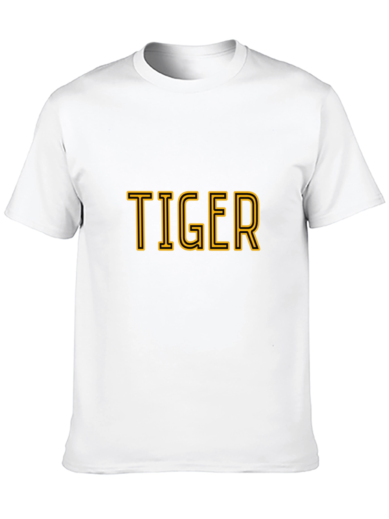 Tiger Graphic Tee - Bold Black T-Shirt