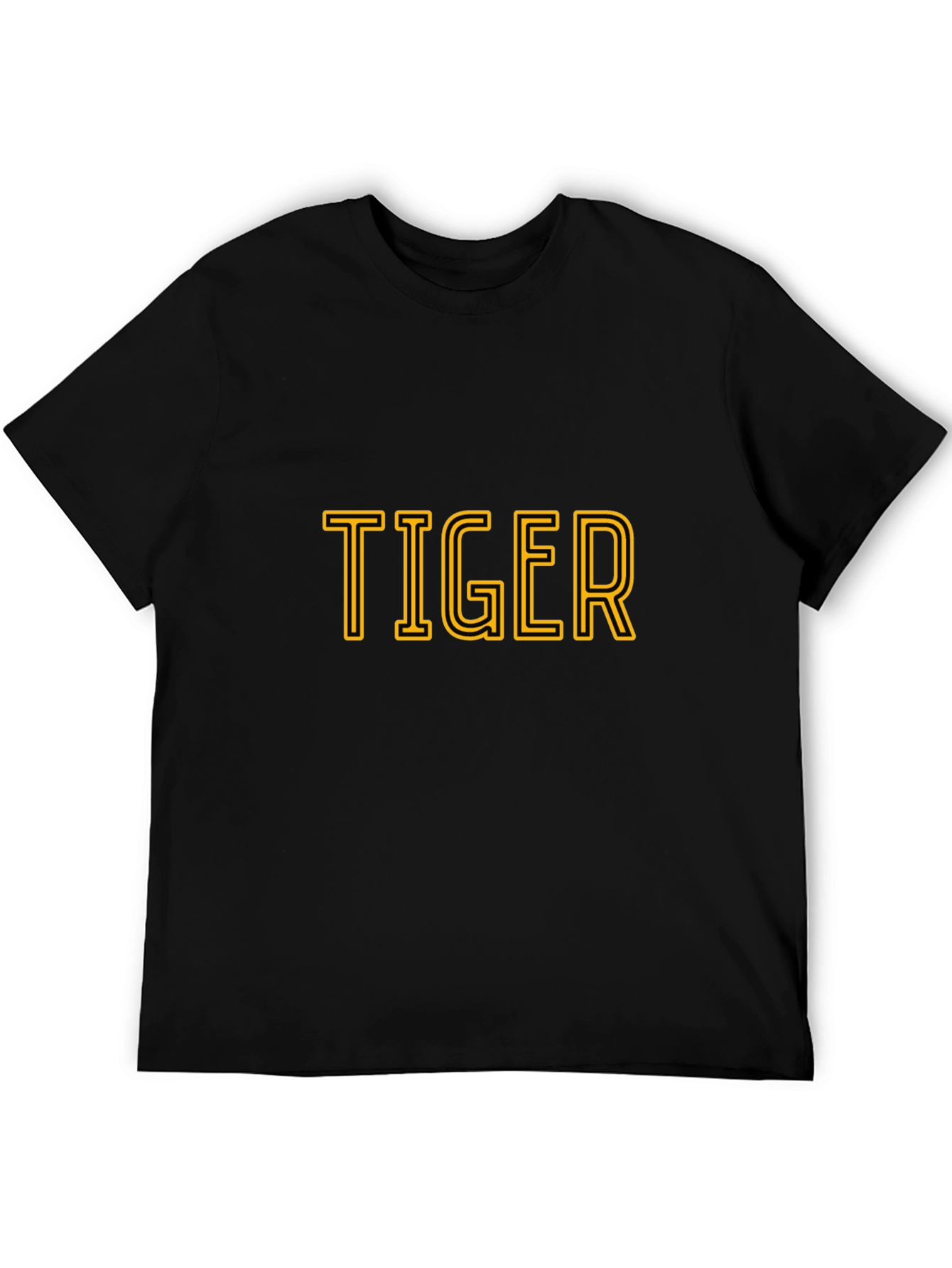 Tiger Graphic Tee - Bold Black T-Shirt