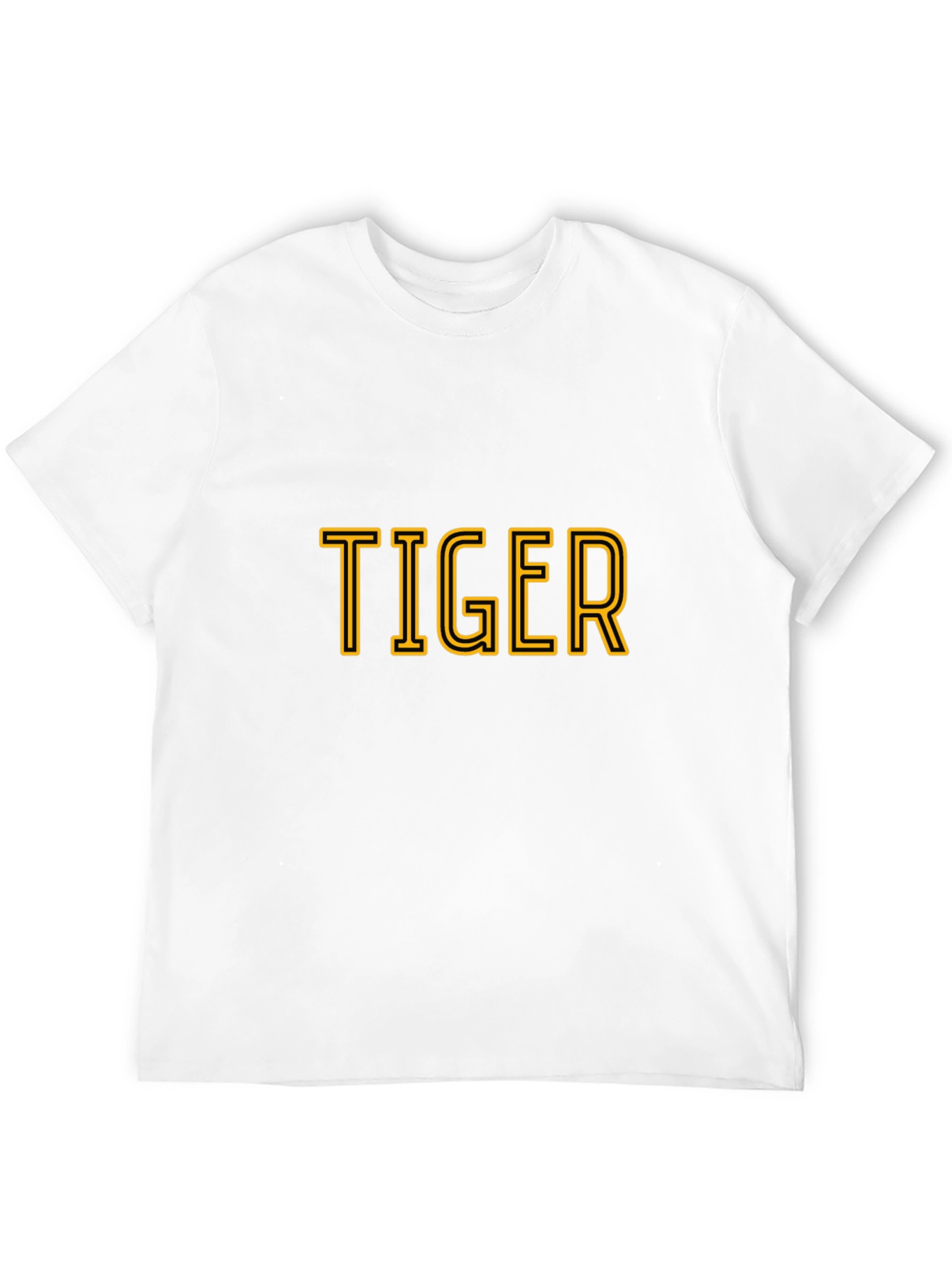 Tiger Graphic Tee - Bold Black T-Shirt