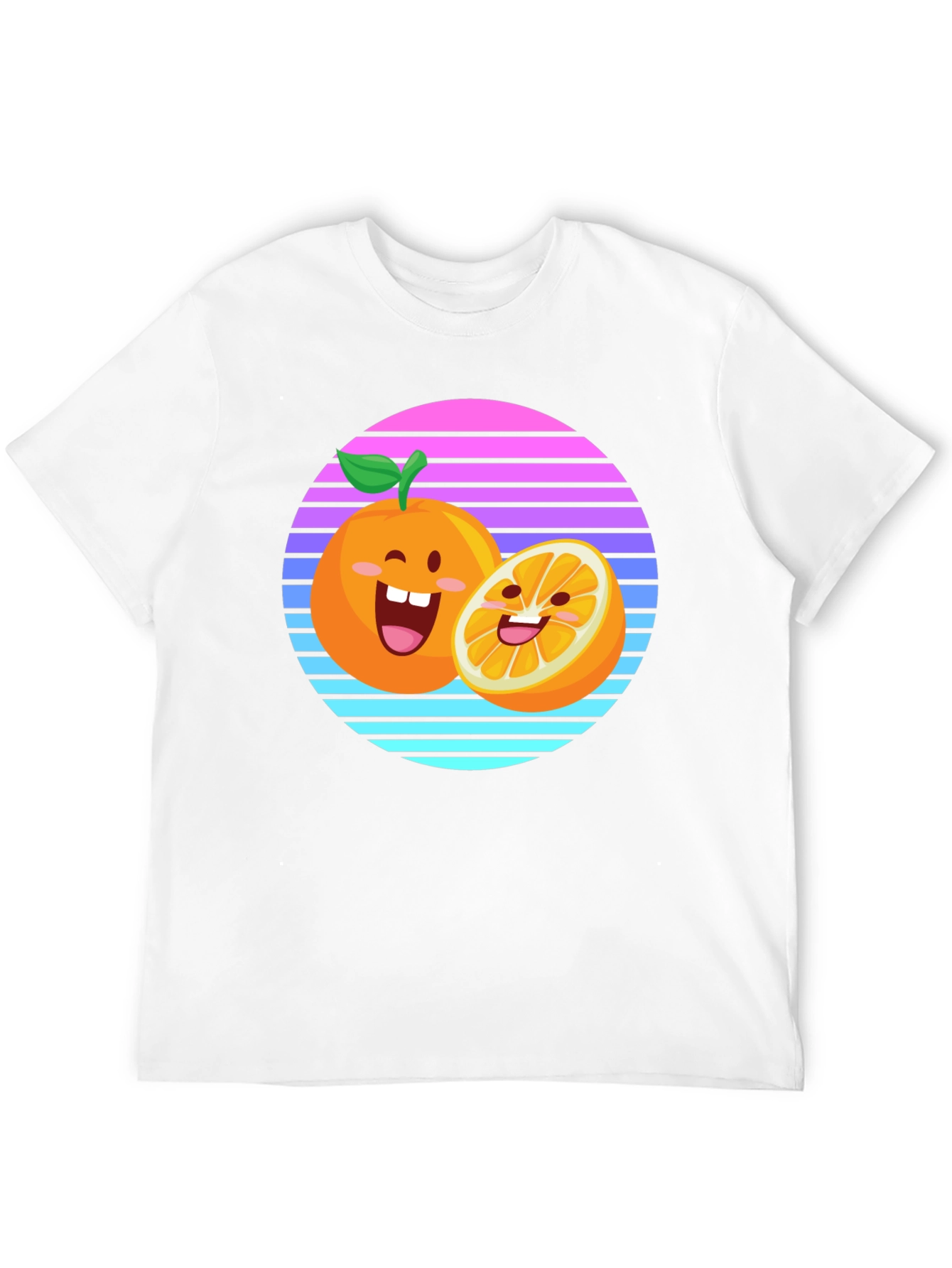 Cartoon Orange Sunset T-Shirt
