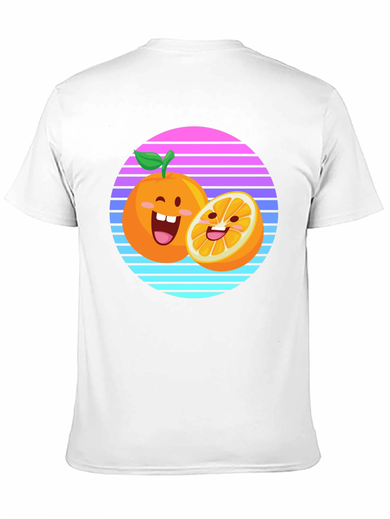 Cartoon Orange Sunset T-Shirt