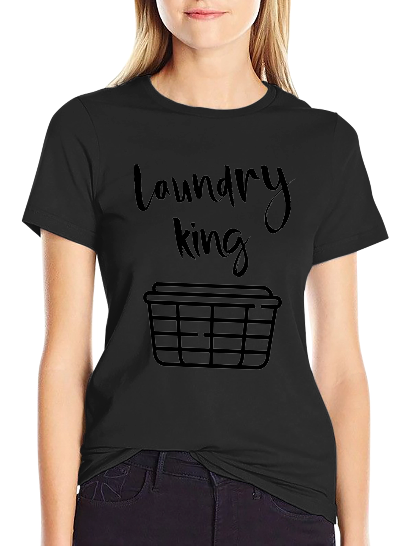 Laundry King Graphic T-Shirt - Funny Mens Tee