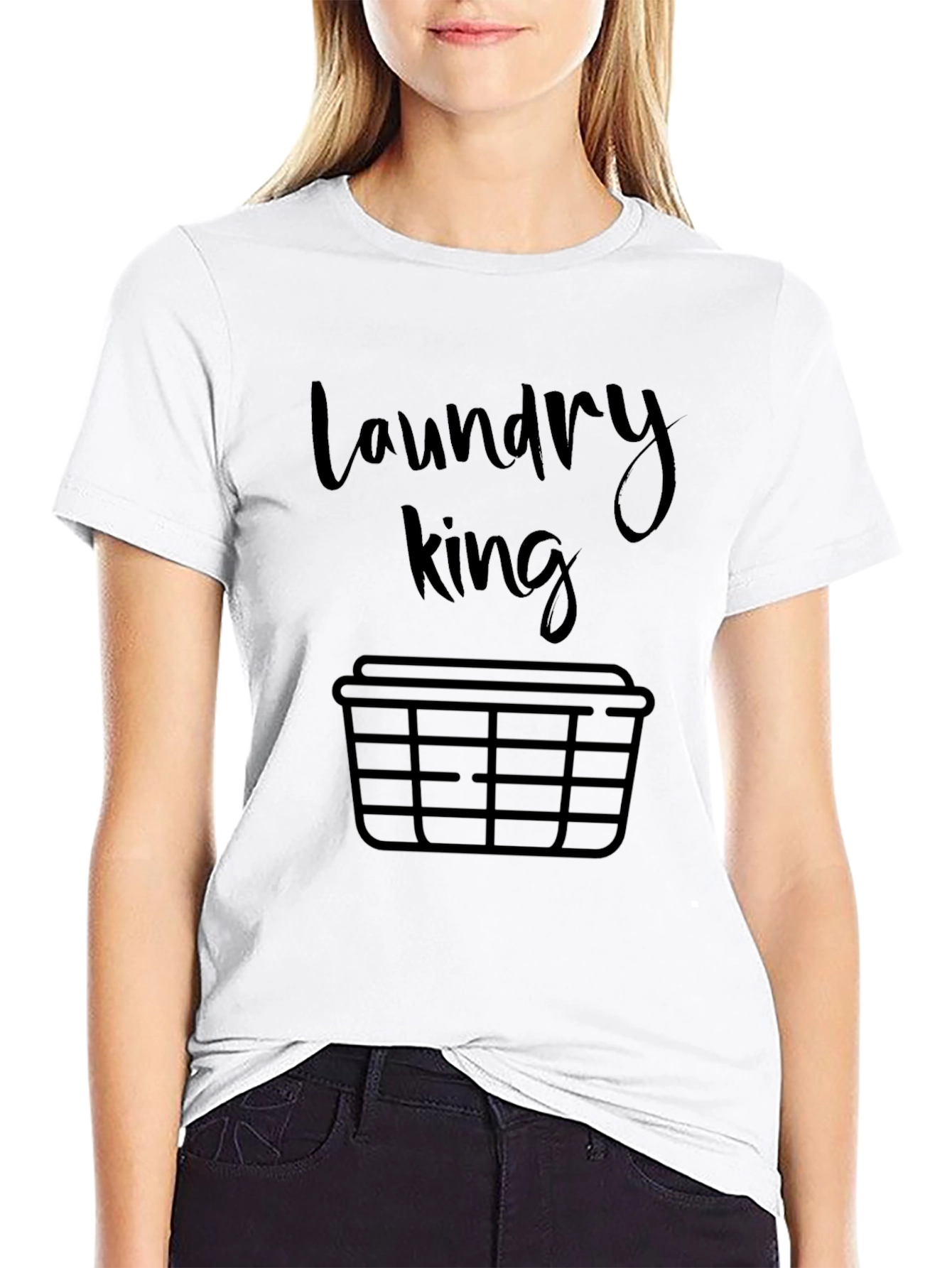 Laundry King Graphic T-Shirt - Funny Mens Tee