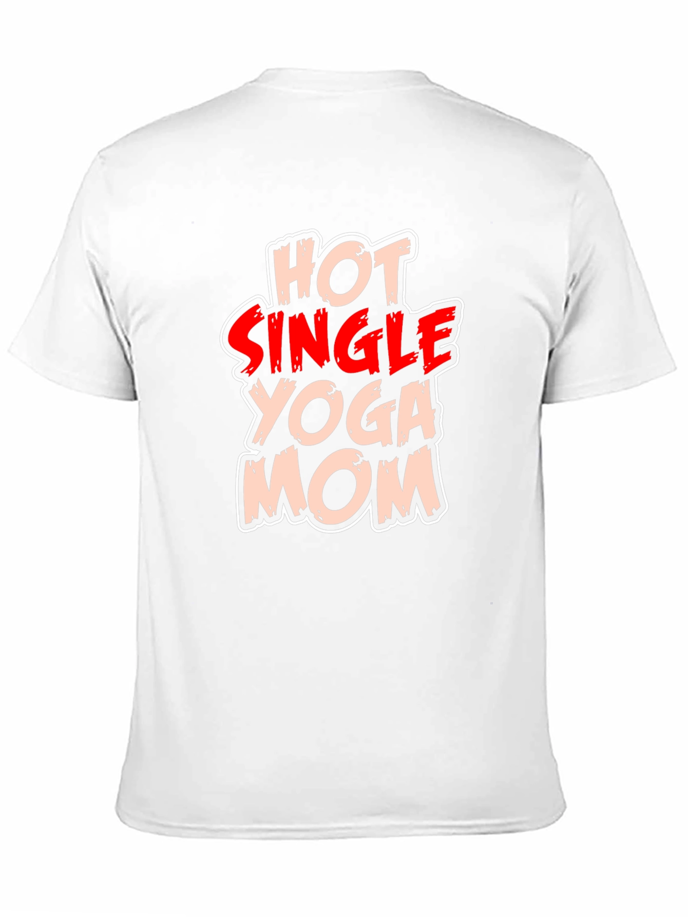Hot Single Yoga Mom T-Shirt - Black