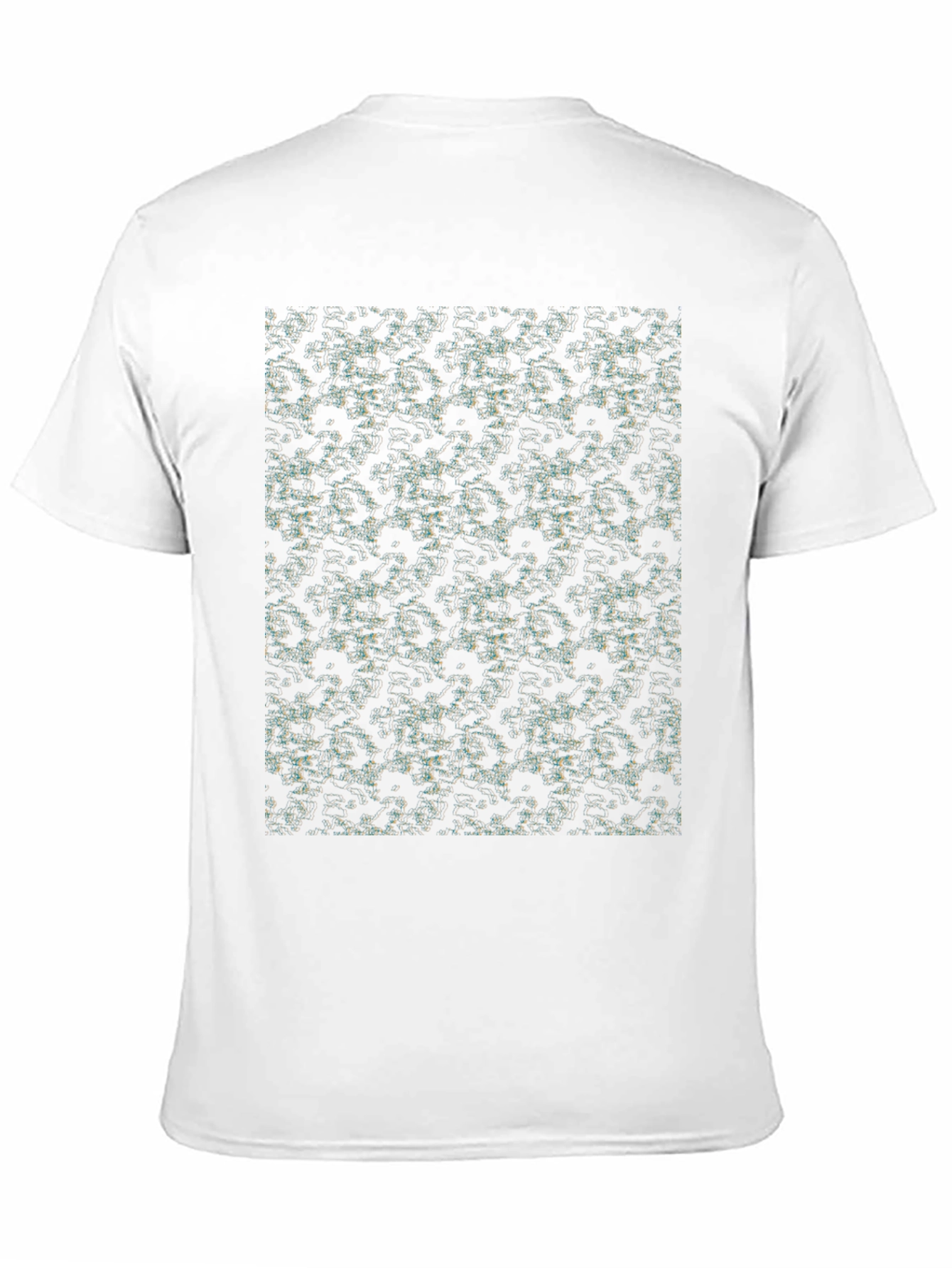 Abstract Pattern Black T-Shirt