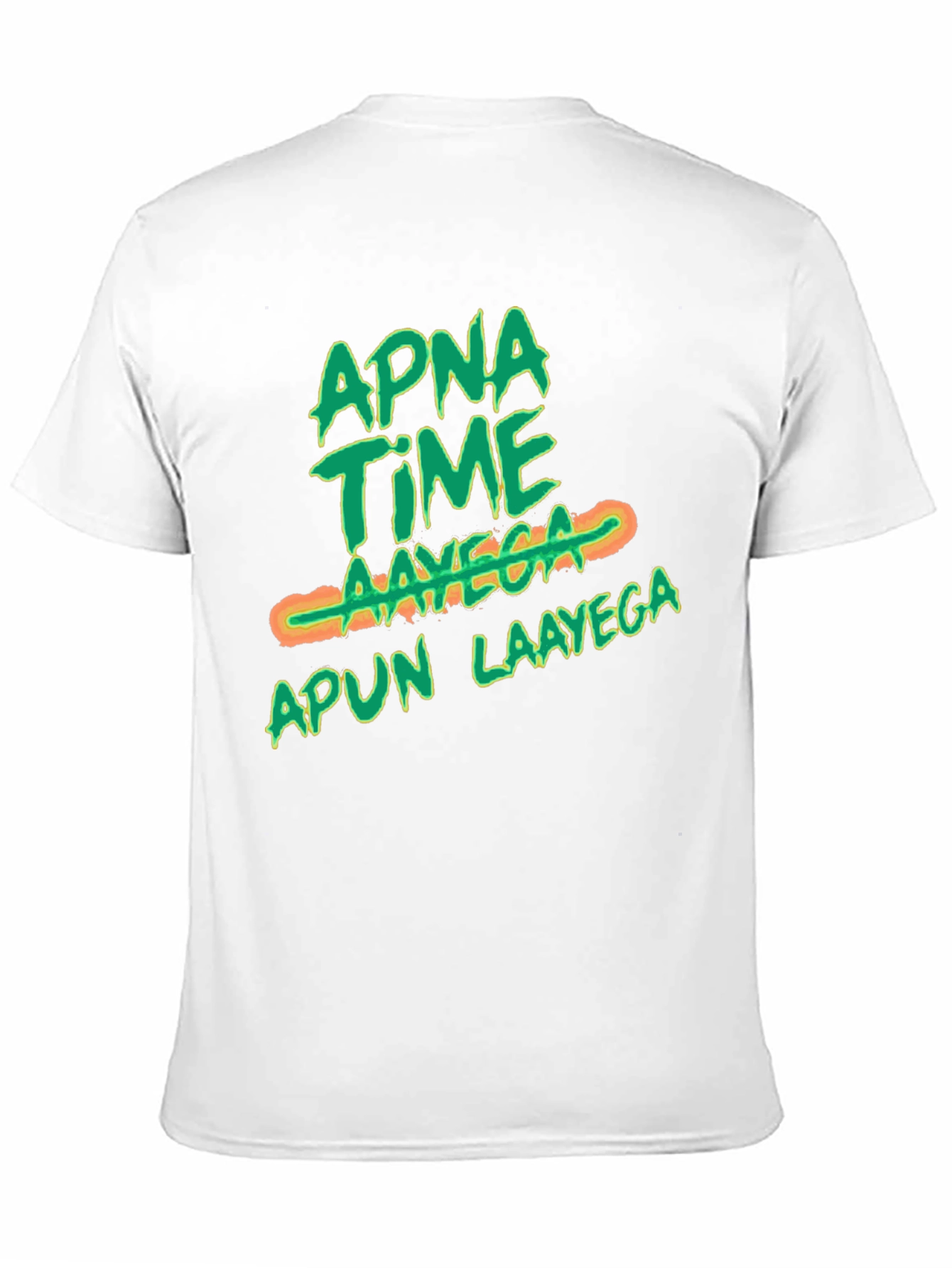 Apna Time Aayega Graphic Print Black T-Shirt