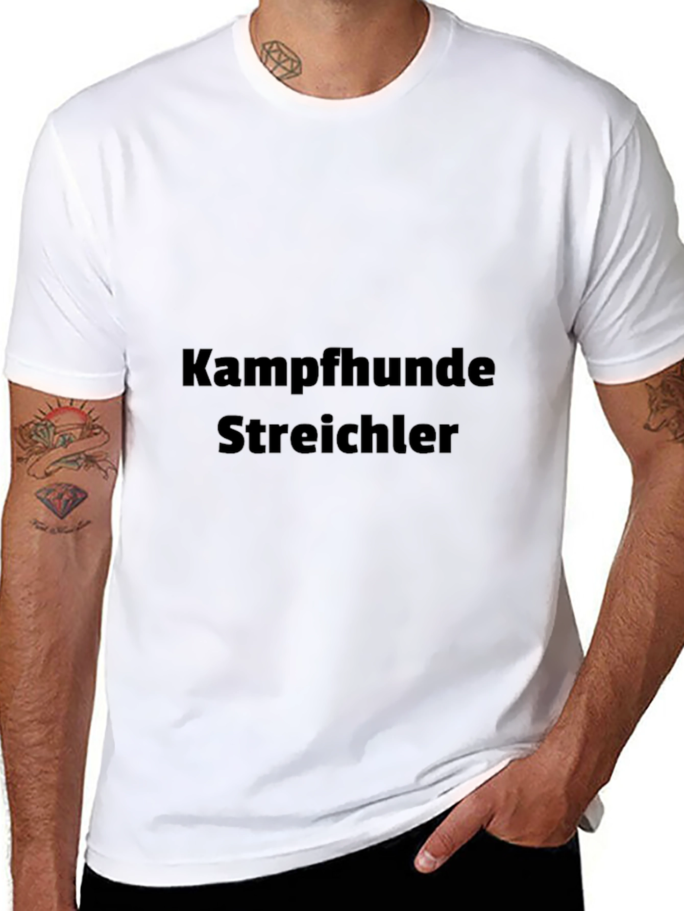 Kampfhunde Streichler Black T-Shirt