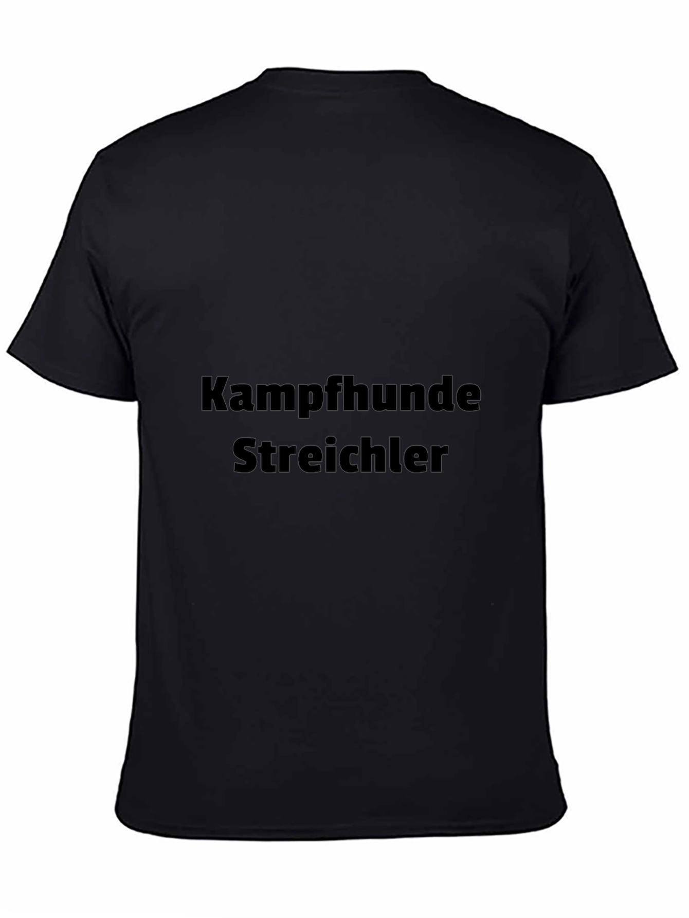 Kampfhunde Streichler Black T-Shirt