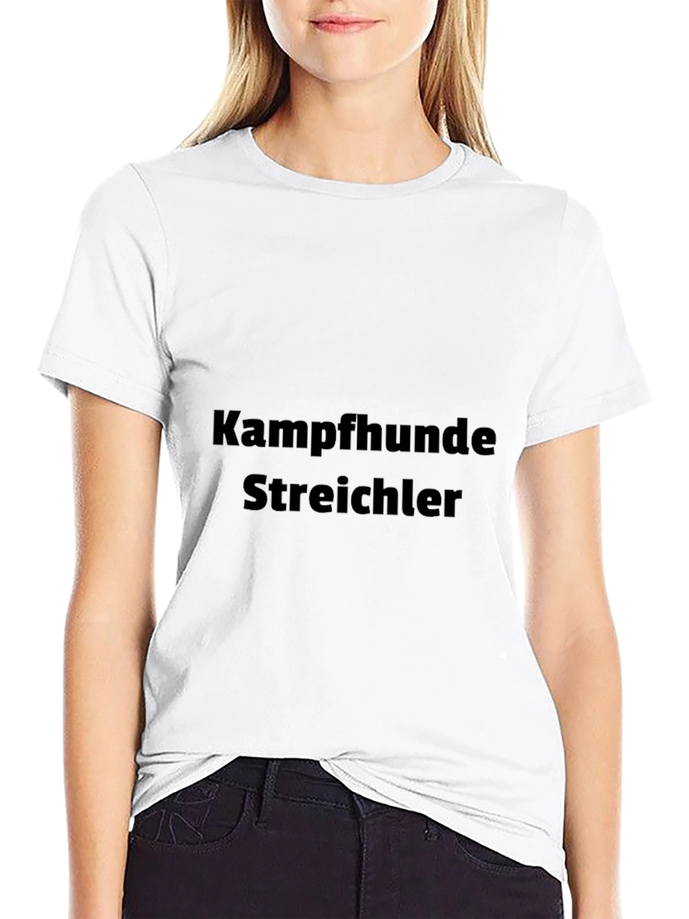 Kampfhunde Streichler Black T-Shirt