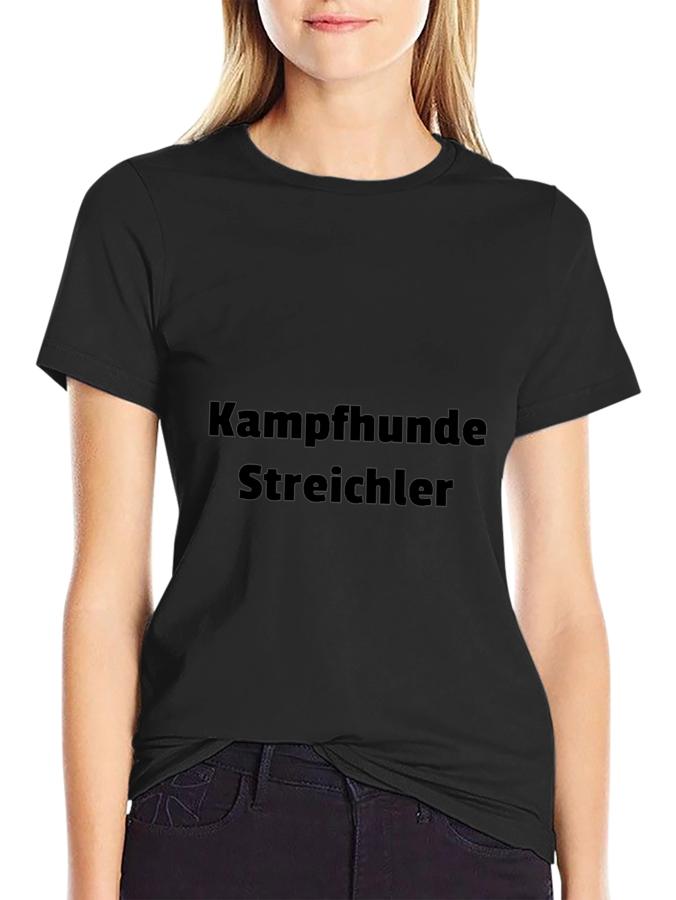 Kampfhunde Streichler Black T-Shirt