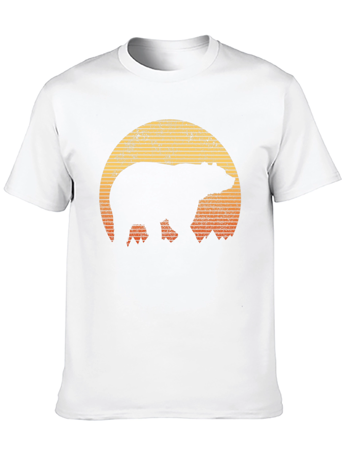 Bear Sunset Graphic T-Shirt - Outdoor Adventure Style