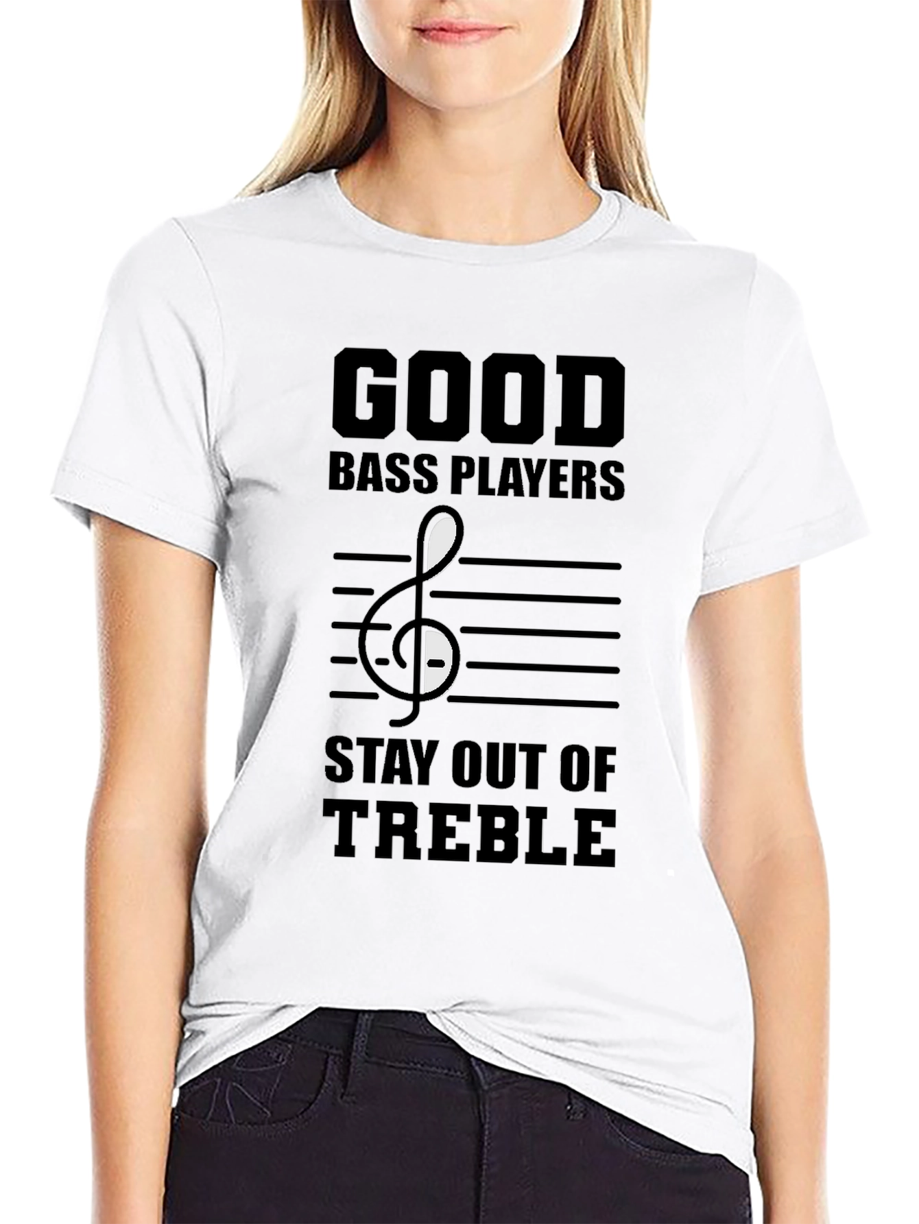 Good Bass Players T-Shirt - Musical Humor Tee