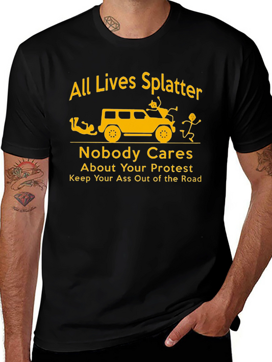 All Lives Splatter Graphic T-Shirt
