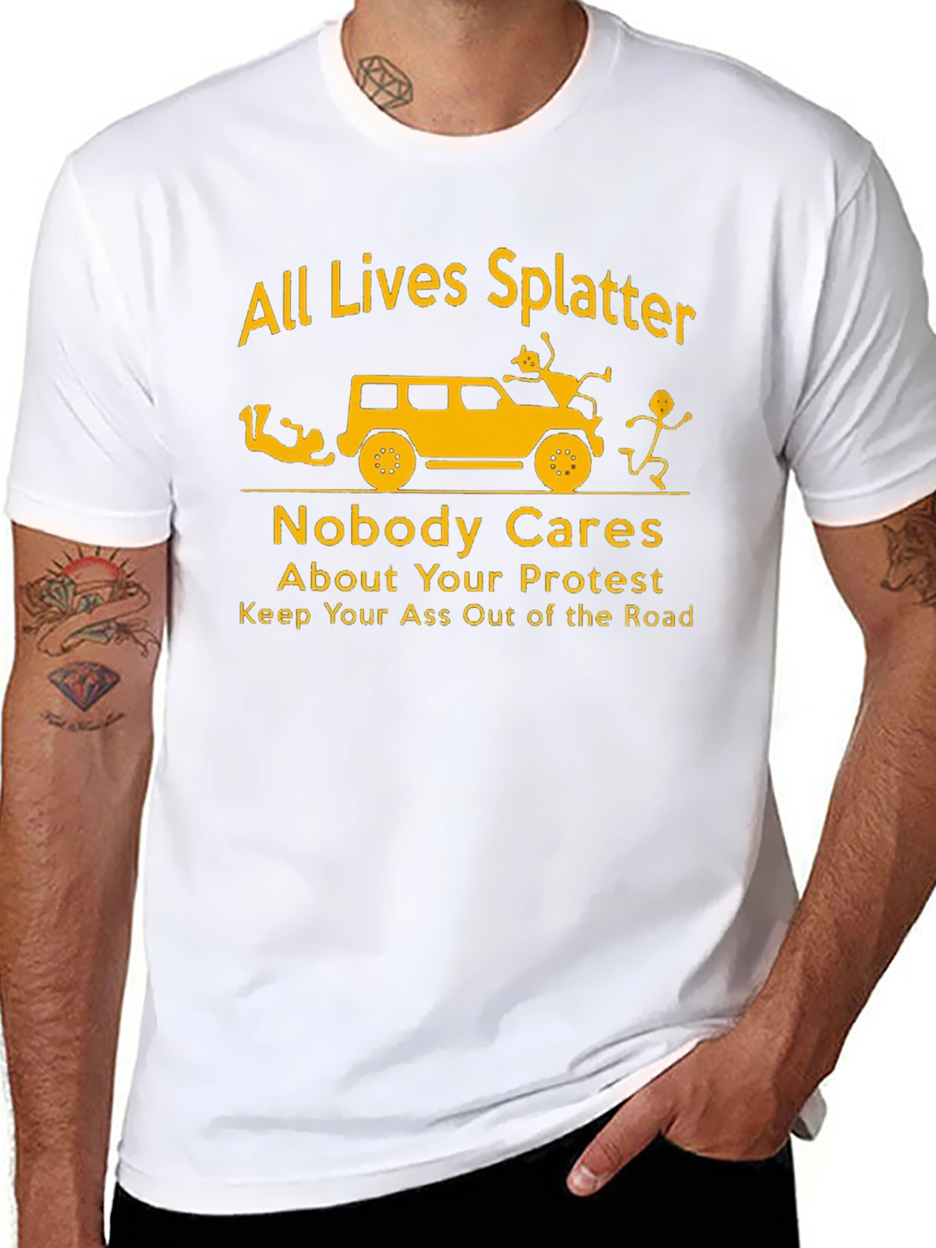 All Lives Splatter Graphic T-Shirt