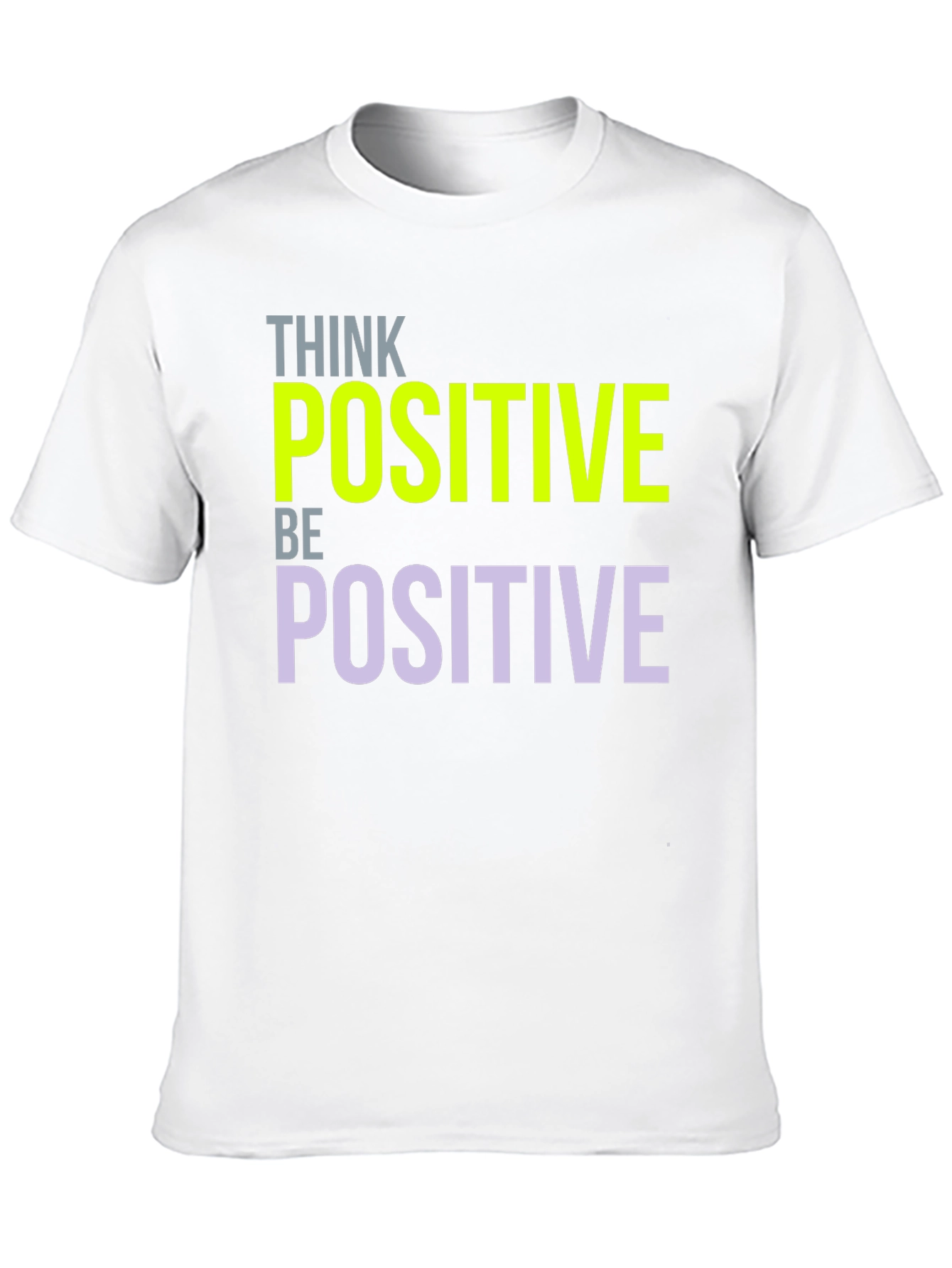 Think Positive Graphic T-Shirt - Inspiring Design