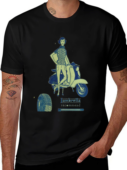 Lambretta Scooter Graphic Tee - Vintage Style