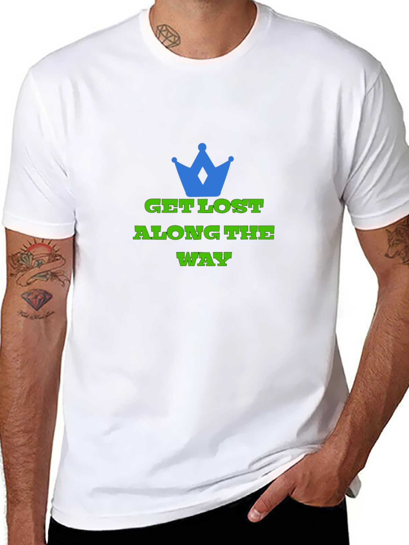 Get Lost Along The Way Graphic Tee
