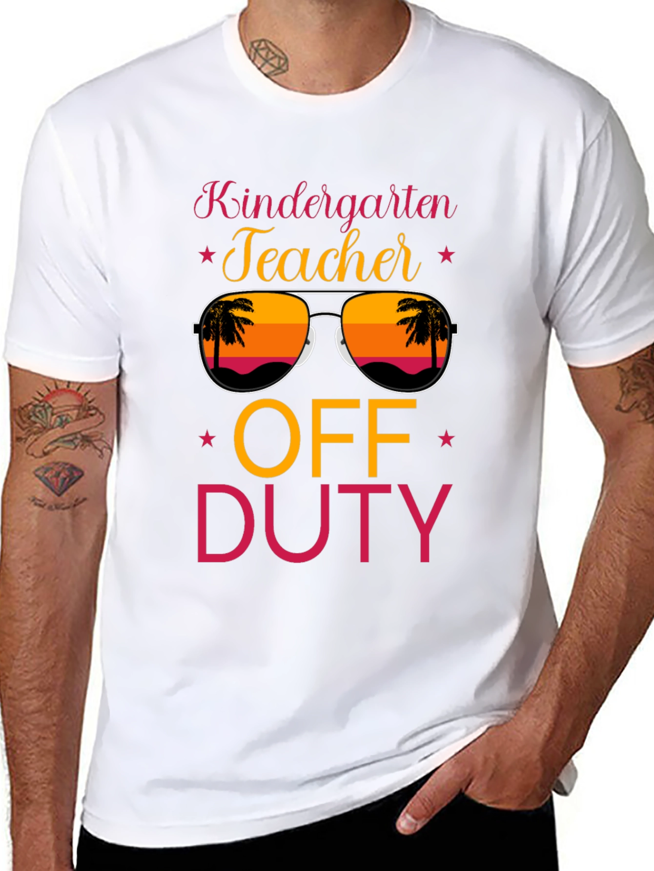 Kindergarten Teacher Off Duty T-Shirt
