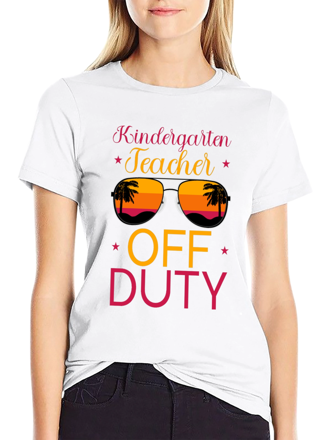 Kindergarten Teacher Off Duty T-Shirt