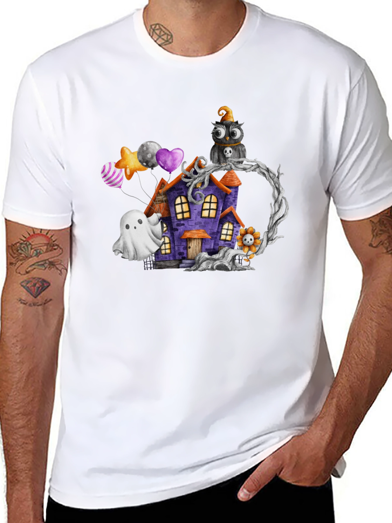 Halloween Haunted House T-Shirt