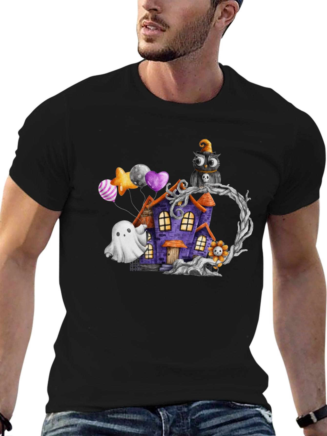 Halloween Haunted House T-Shirt