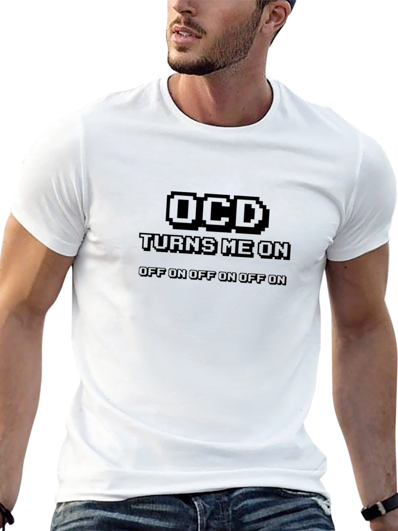 OCD Humor T-Shirt - Off/On Novelty Tee