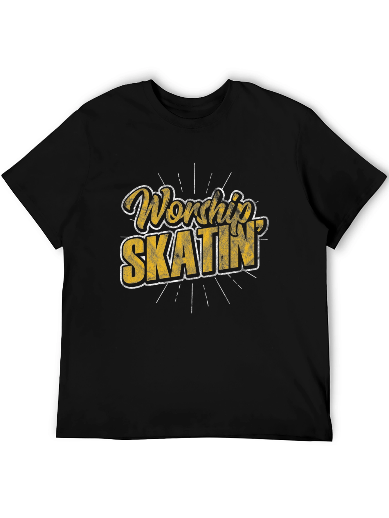 Worship Skatin Graphic T-Shirt