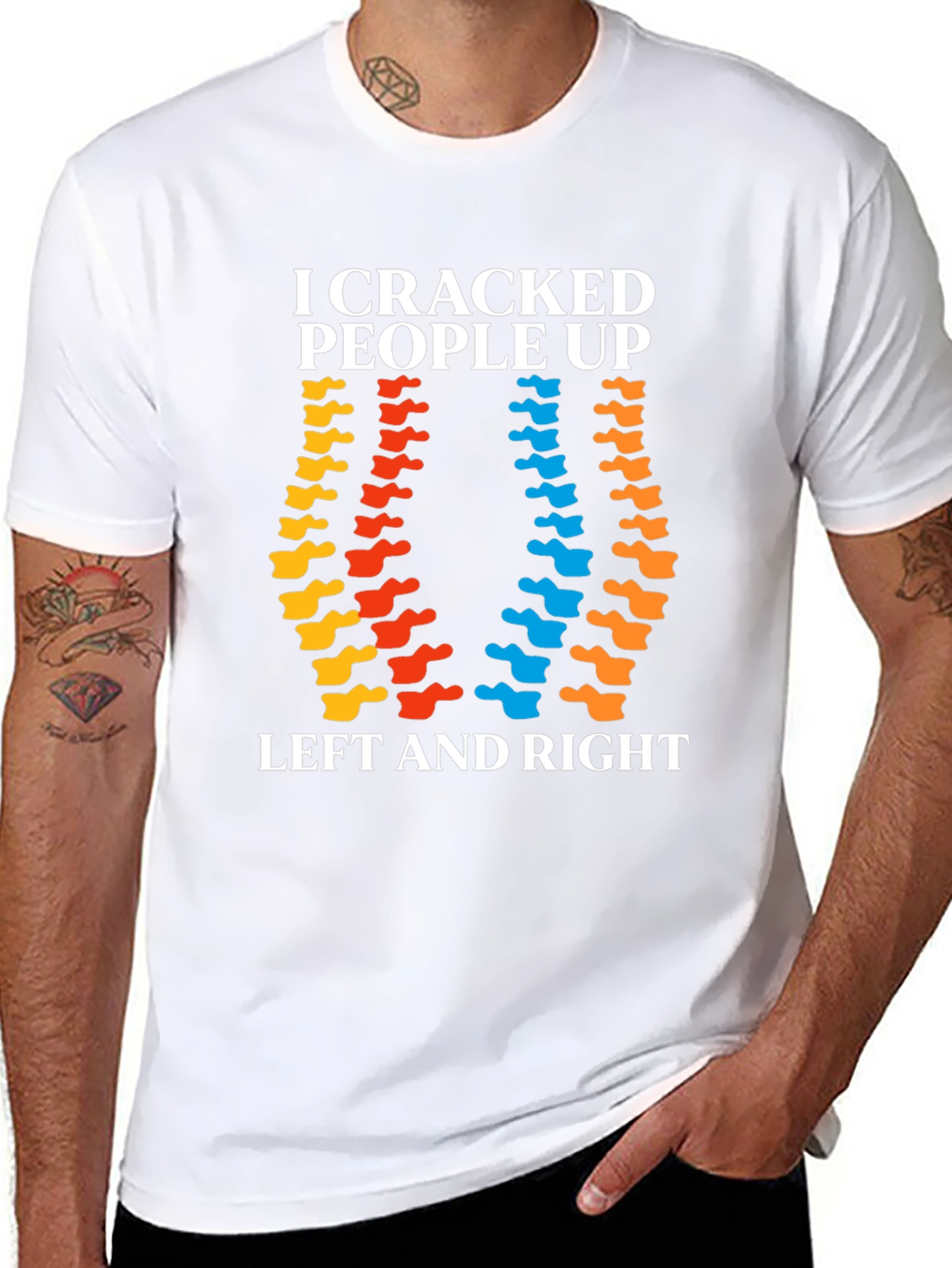 I Cracked People Up Chiropractic T-Shirt