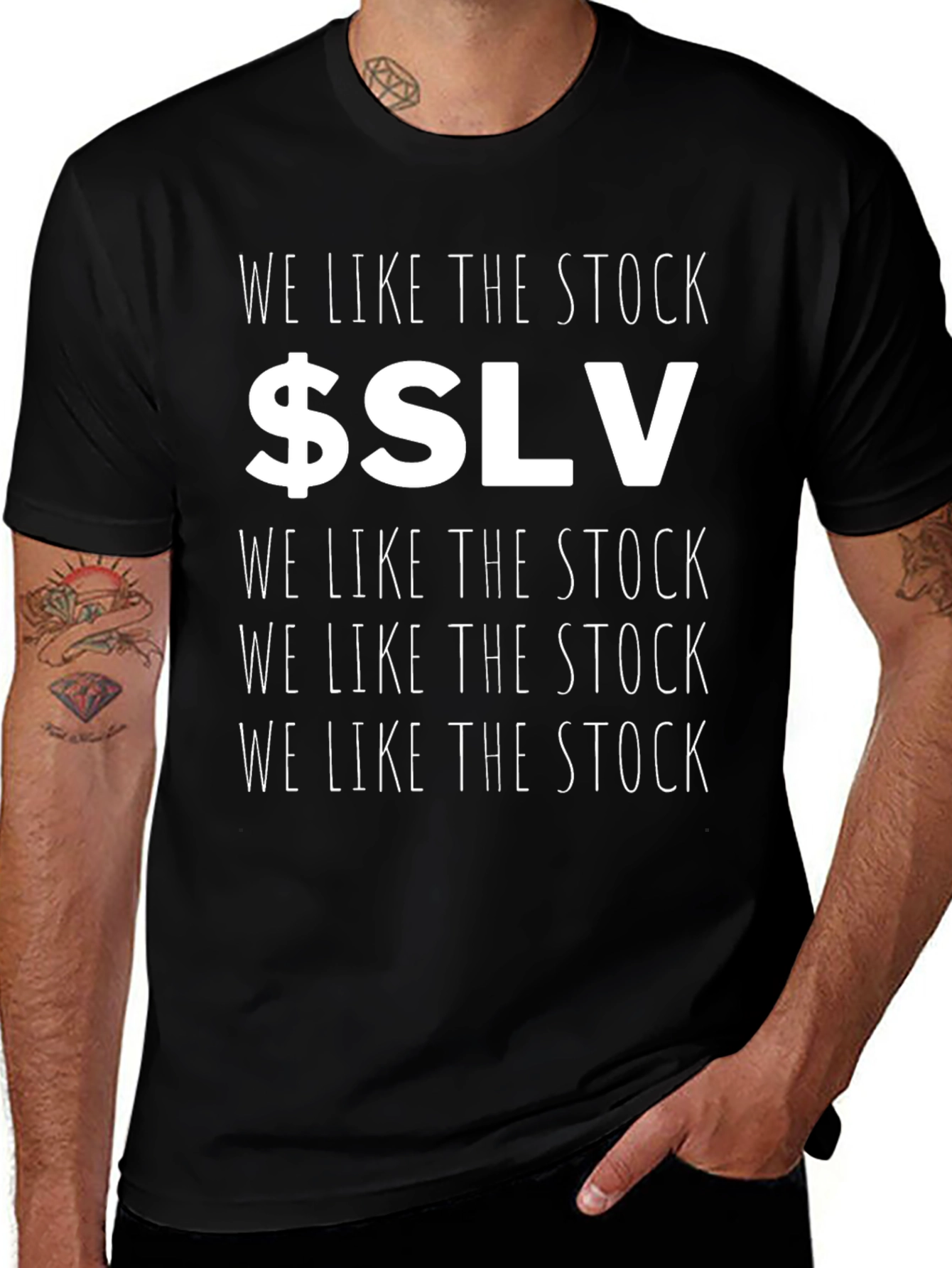 We Like the Stock $SLV Graphic T-Shirt